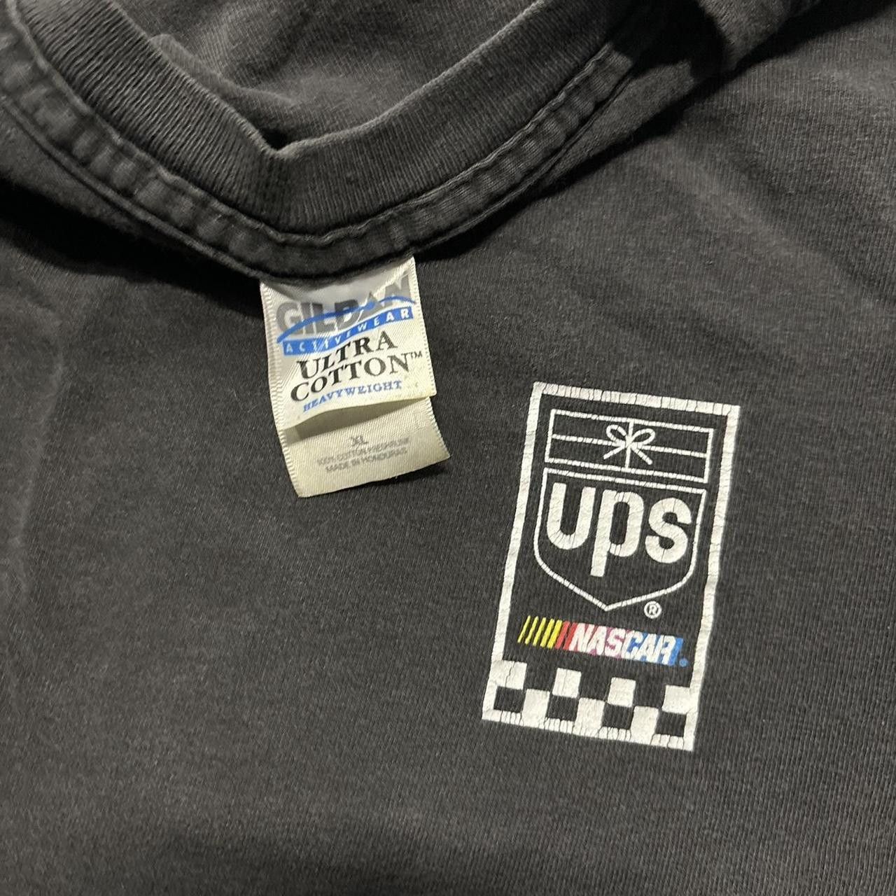 NASCAR × Vintage Crazy Vintage Y2K/2000s Faded UPS NASCAR Essential Tee! Size US XL / EU 56 / 4 - 3 Thumbnail