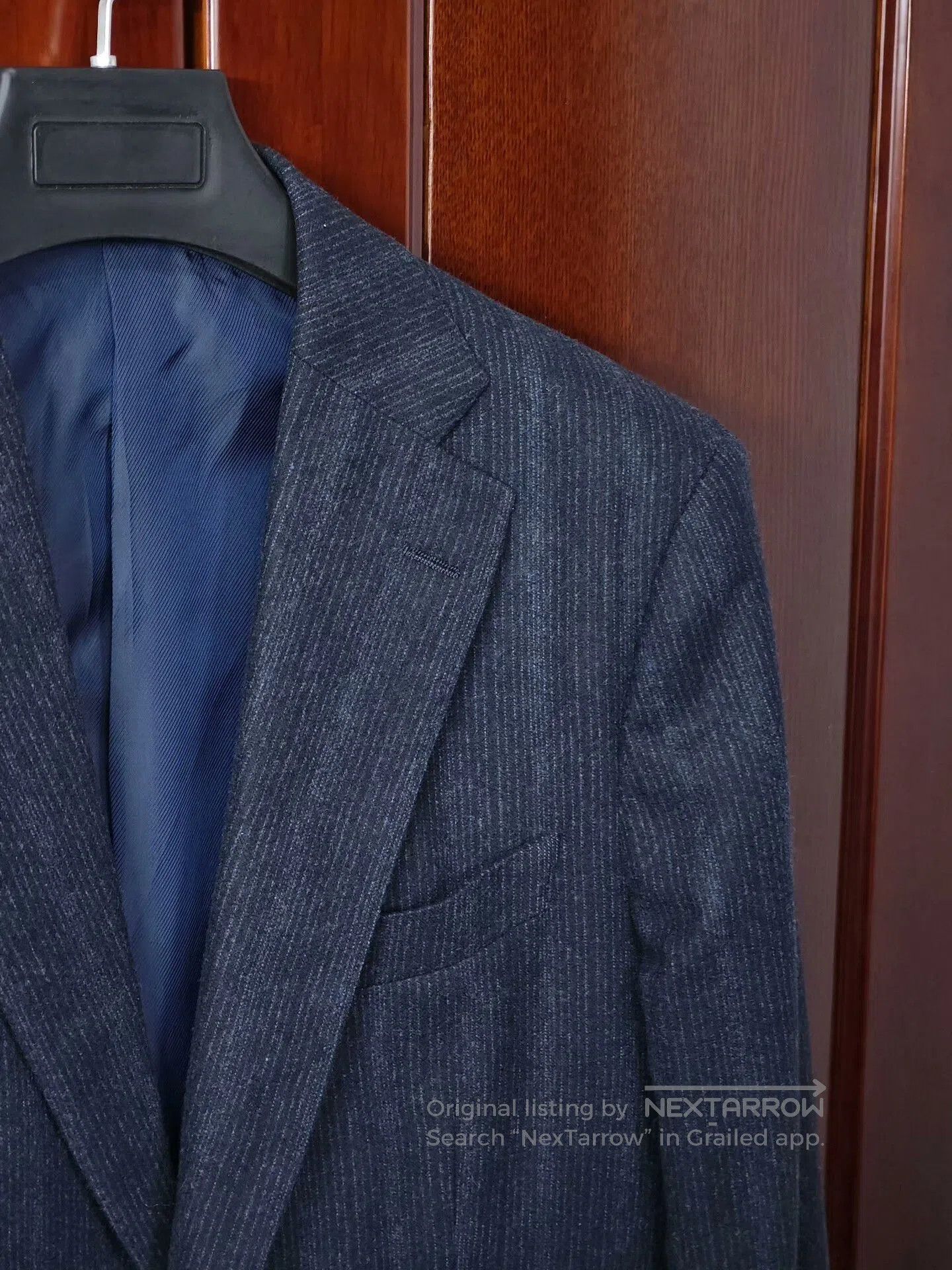 Luciano Barbera Carlo Barbera Wool Blend Suit Jacket. Size US M / EU 48-50 / 2 - 2 Thumbnail