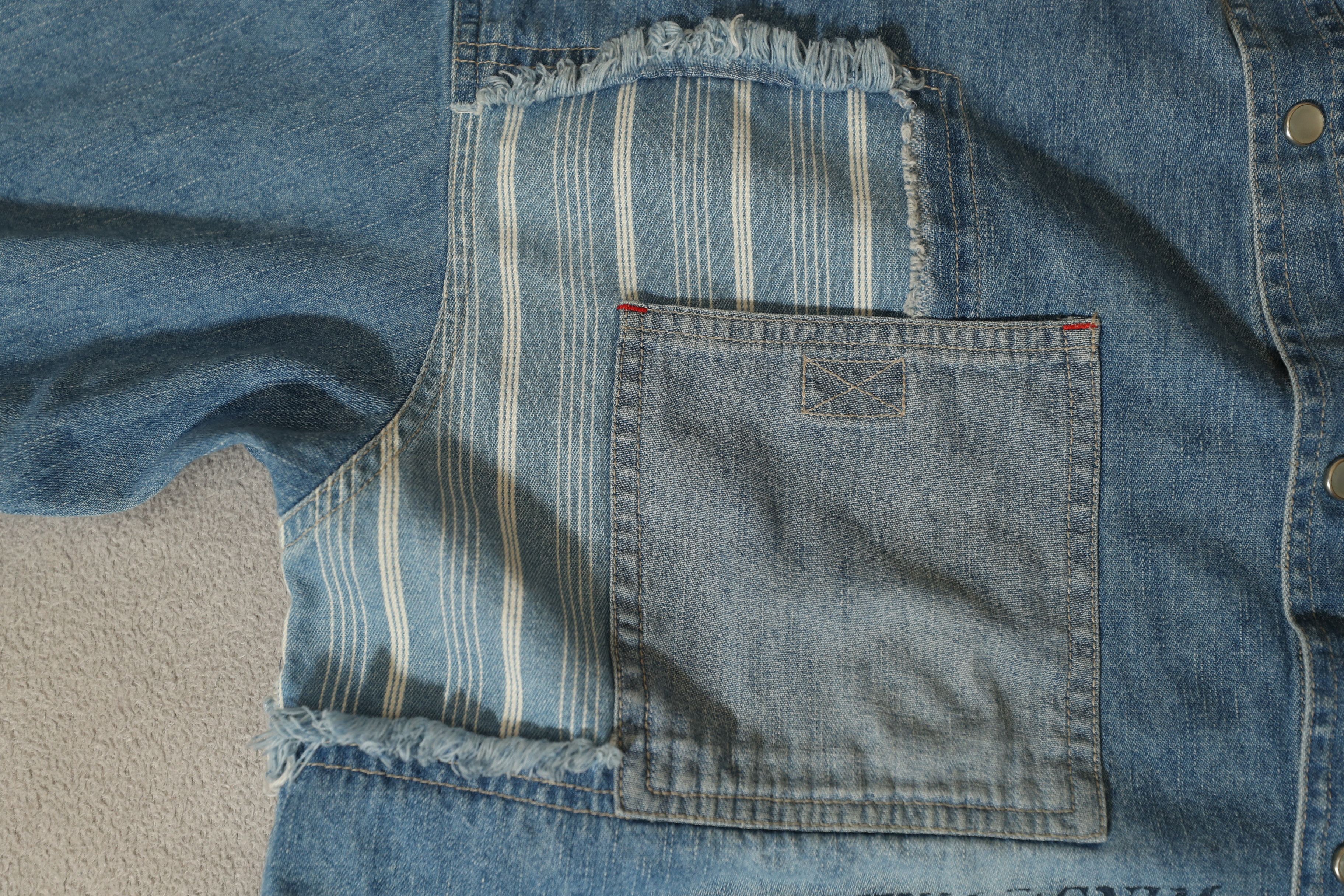 Bugle Boy Bugle Boy Premium Denim Button Down Shirt (L) Size US L / EU 52-54 / 3 - 6 Thumbnail