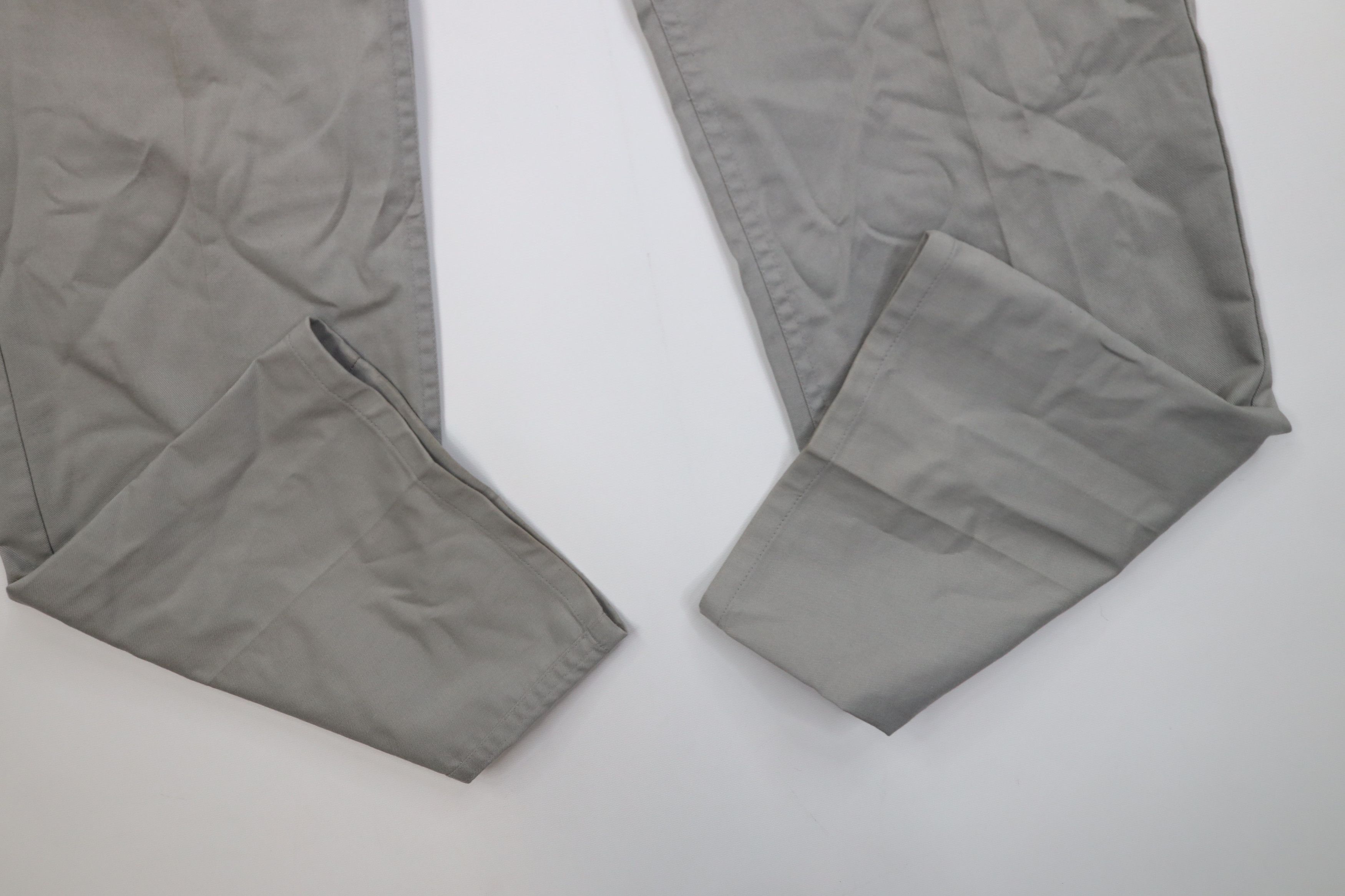 Vintage Vintage 70s Streetwear Flared Wide Leg Twill Pants Gray Size US 36 / EU 52 - 5 Thumbnail