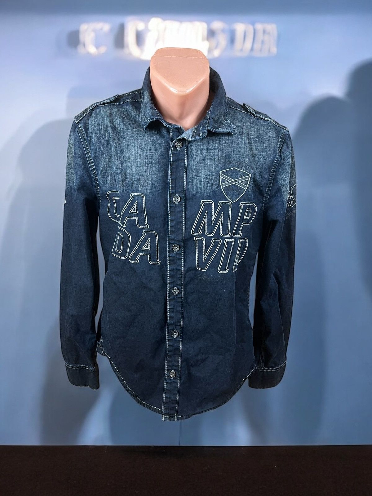 Camp David Camp David denim shirt size M Size US M / EU 48-50 / 2 - 1 Thumbnail