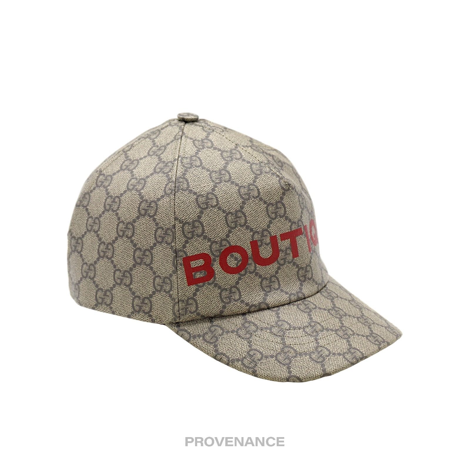 Gucci 🔴 Gucci GG Supreme BOUTIQUE Cap - Monogram GG Canvas Size ONE SIZE - 3 Thumbnail