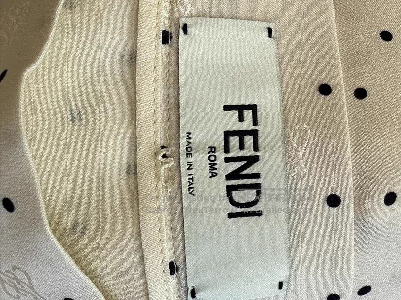 Fendi Fendi Polka Dot Skirt, Beige Size 24" / US 00 / IT 34 - 4 Thumbnail