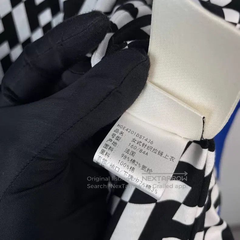 Hermes Hermes Sapphire blue cotton stand collar zippered long sle Size XS / US 0-2 / IT 36-38 - 9 Thumbnail