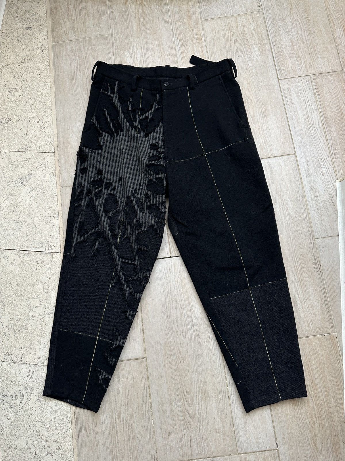 Yohji Yamamoto Yohji Yamamoto 16aw ruined suit Size 50R - 4 Thumbnail