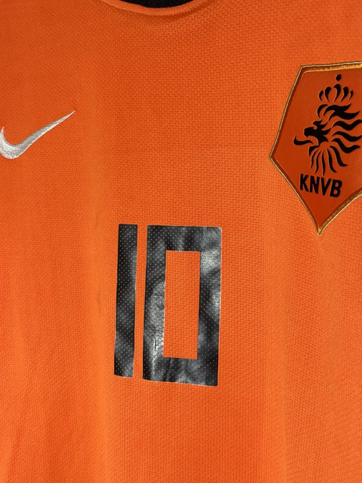 Nike × Vintage #10 Wesley Sneijder Netherlands Nike 2010 Home Football Size US L / EU 52-54 / 3 - 7 Thumbnail