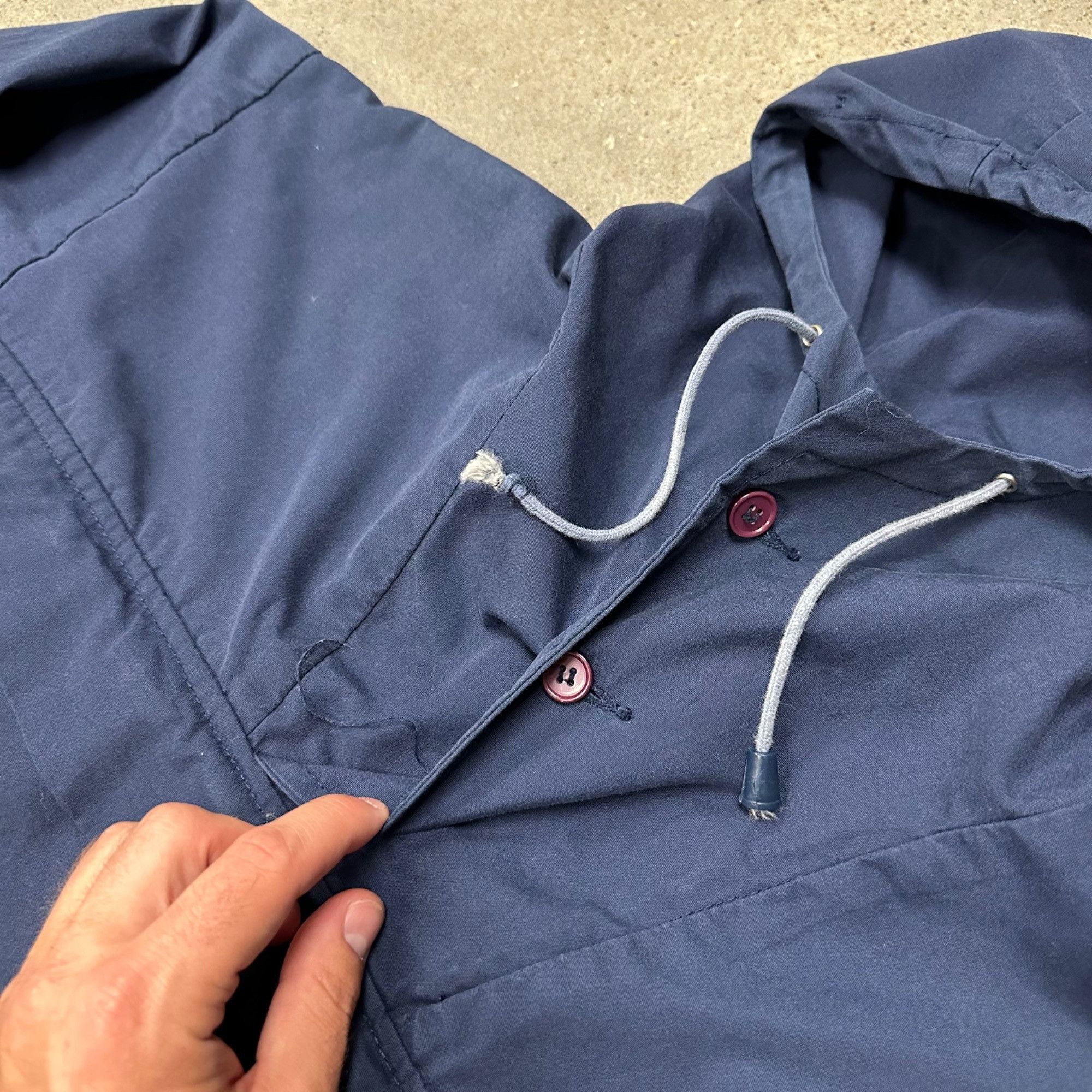Vintage Vintage 70s/80s Grenoble Pullover Anorak Light Jacket Size US XL / EU 56 / 4 - 3 Thumbnail