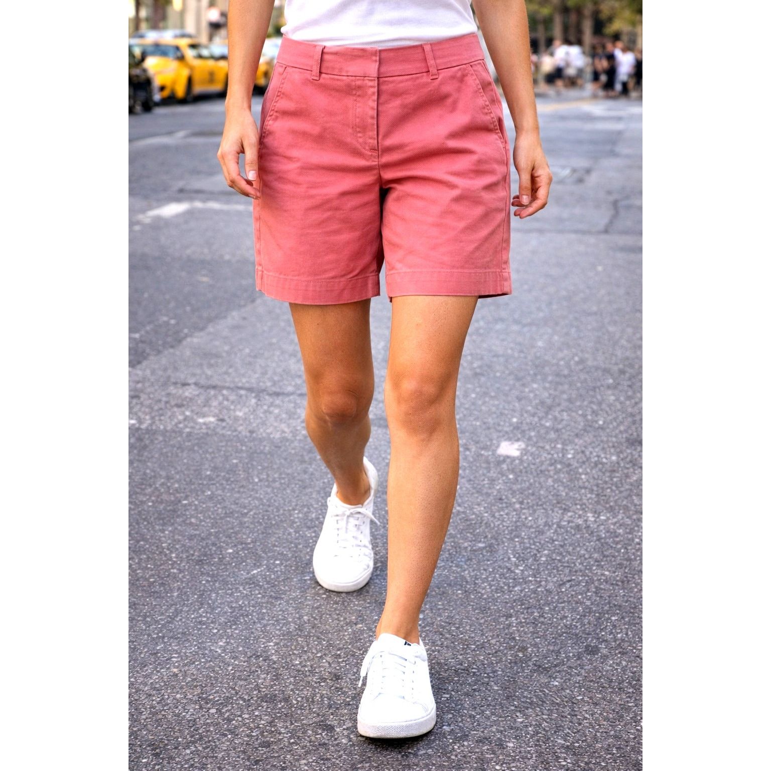 J.Crew Re-Imagined by J Crew Classic Twill Chino Shorts Salmon 14 Size 36" / US 14 / IT 50 - 1 Thumbnail