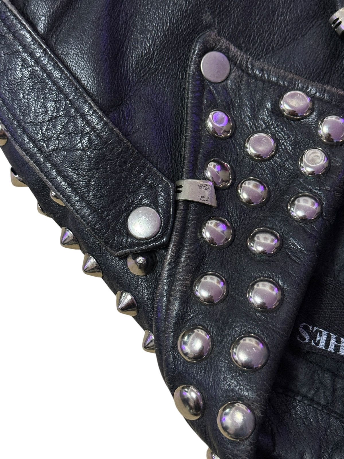 Enfants Riches Deprimes ERD 1/1 “Romeo Void” Hand Painted Leather Jacket Size US XL / EU 56 / 4 - 13 Thumbnail