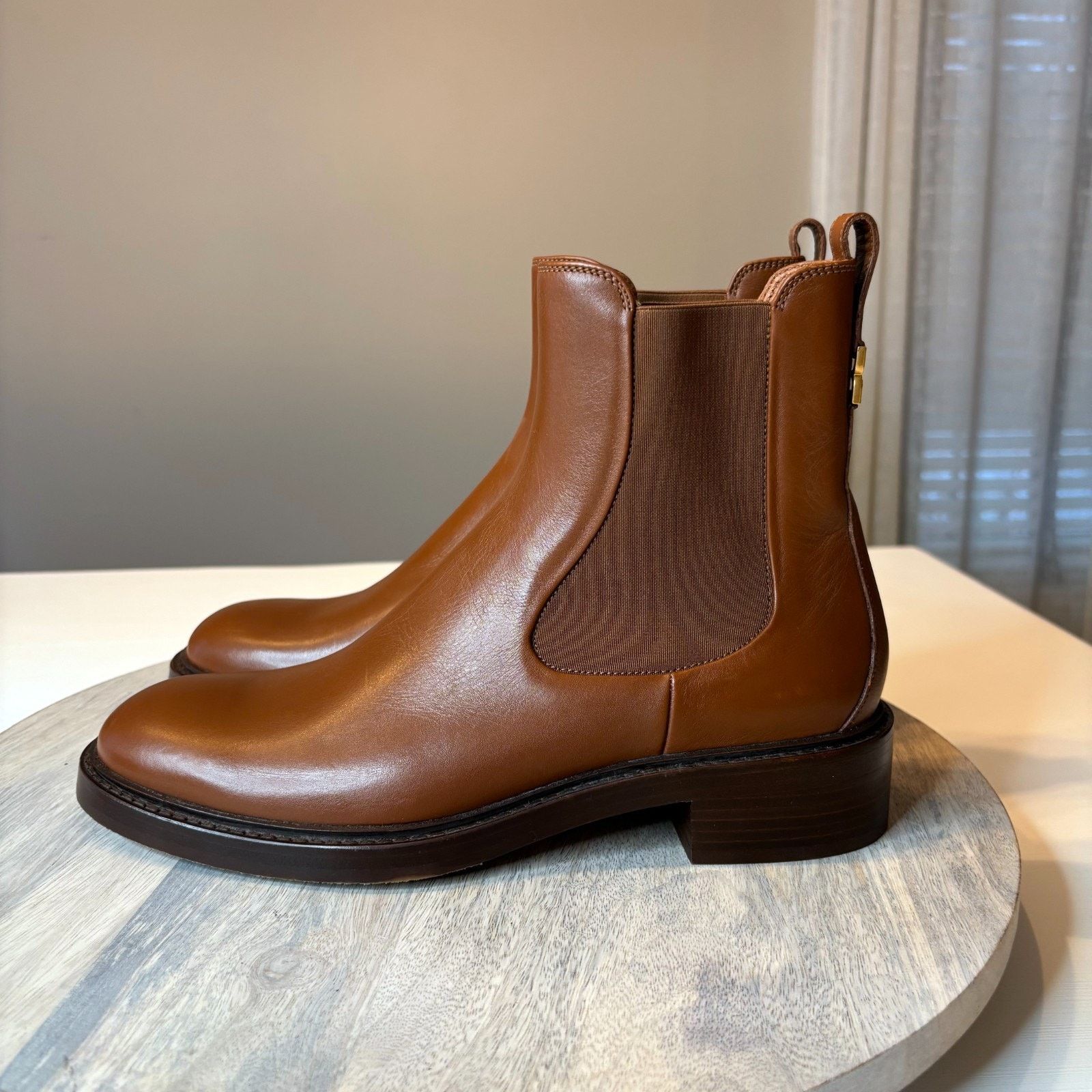 Chloe Chloe Marcie Brown Leather Chelsea Ankle Boots US Size 10 Size US 10 / IT 40 - 2 Thumbnail