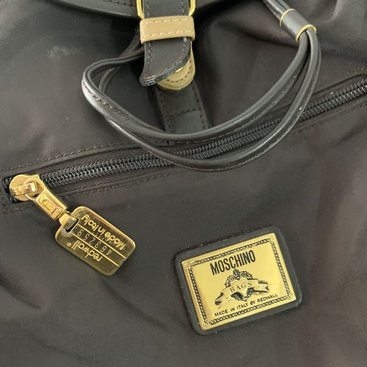 Moschino Moschino Canvas Backpack Bag Size ONE SIZE - 12 Thumbnail