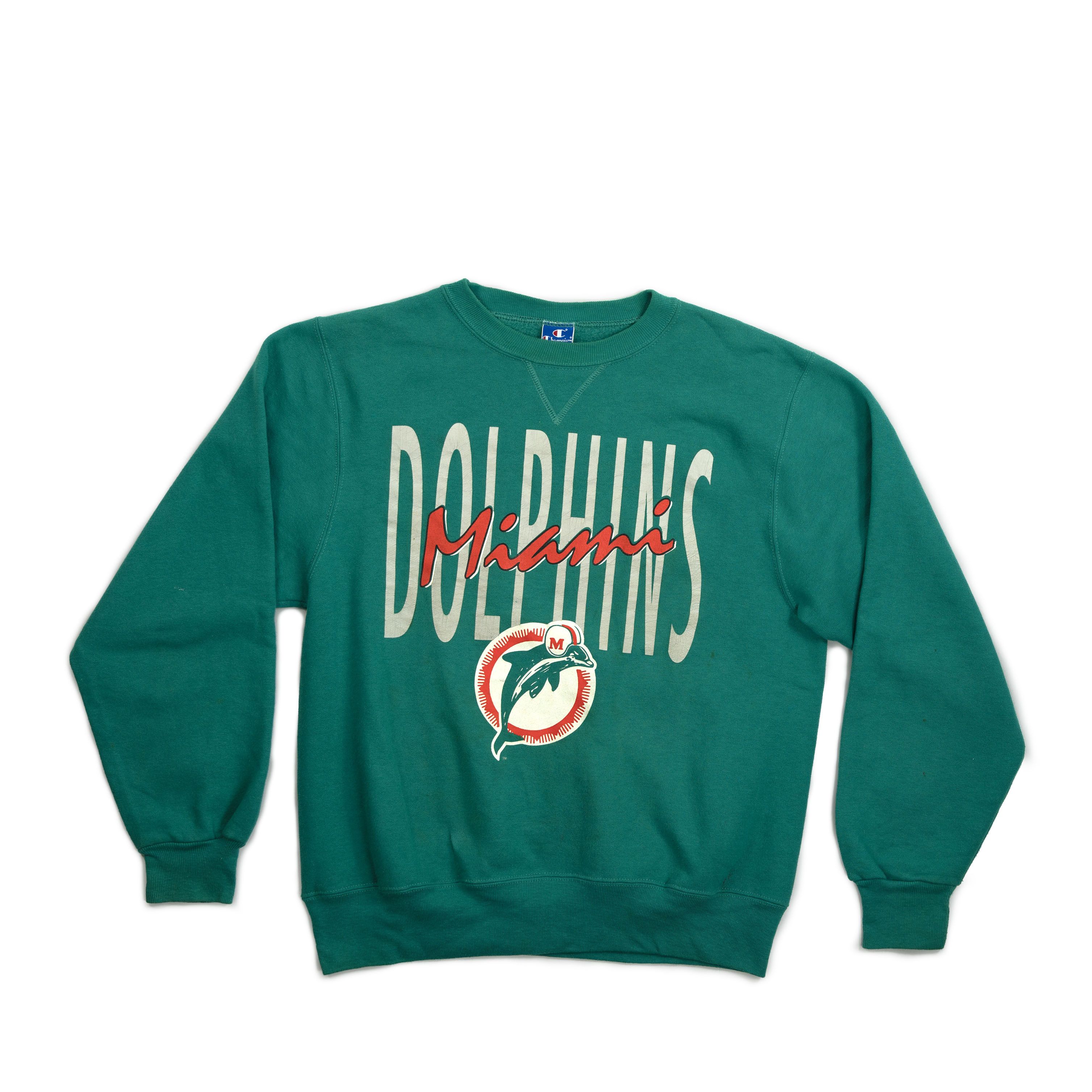 Champion Vintage 1980's Miami Dolphins Champion Crewneck Size US L / EU 52-54 / 3 - 1 Thumbnail