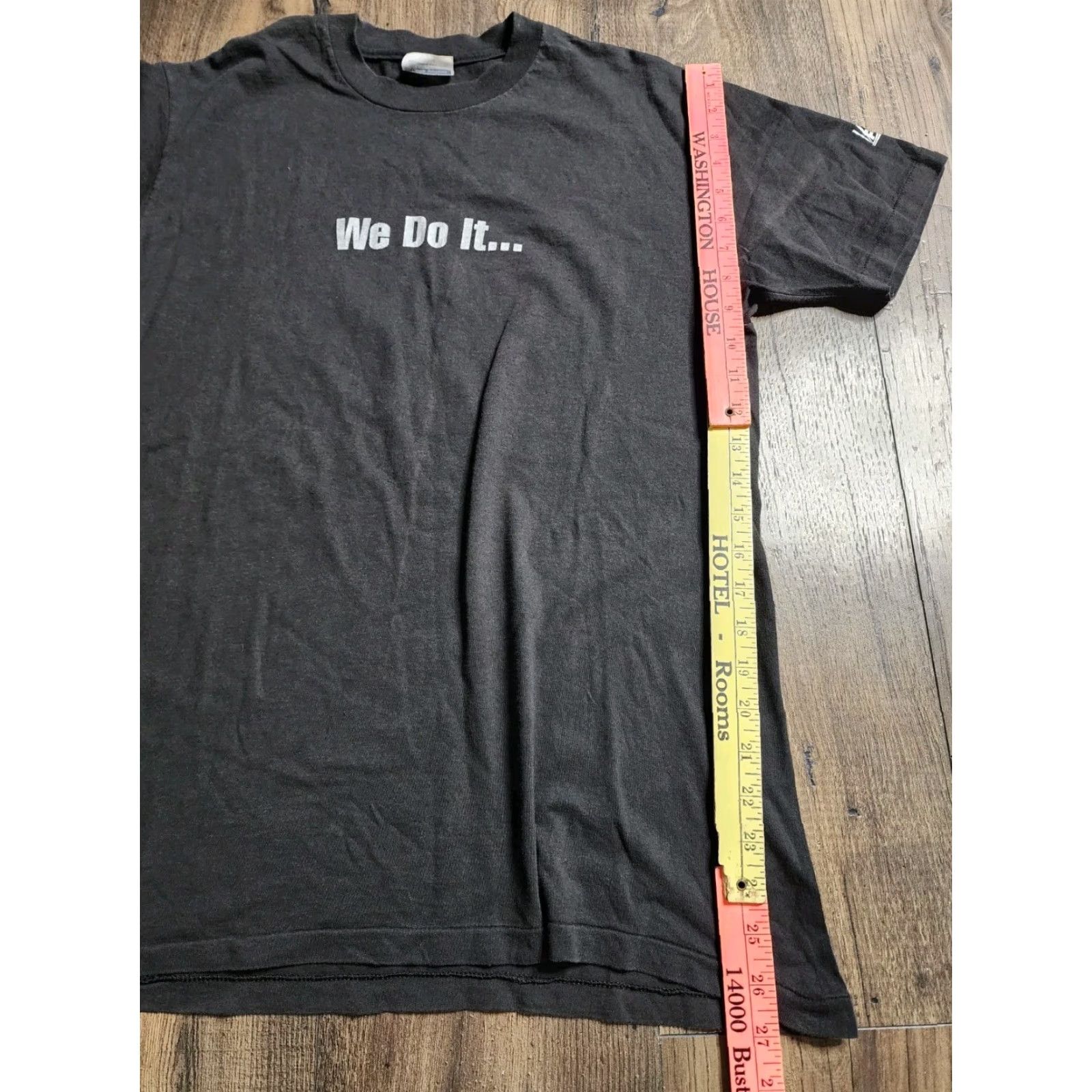 Hanes VINTAGE Hanes Mens T-Shirt Double-Sided Americas Most Wanted - Black Crew Neck 1990s L Adult Large Size US L / EU 52-54 / 3 - 3 Thumbnail