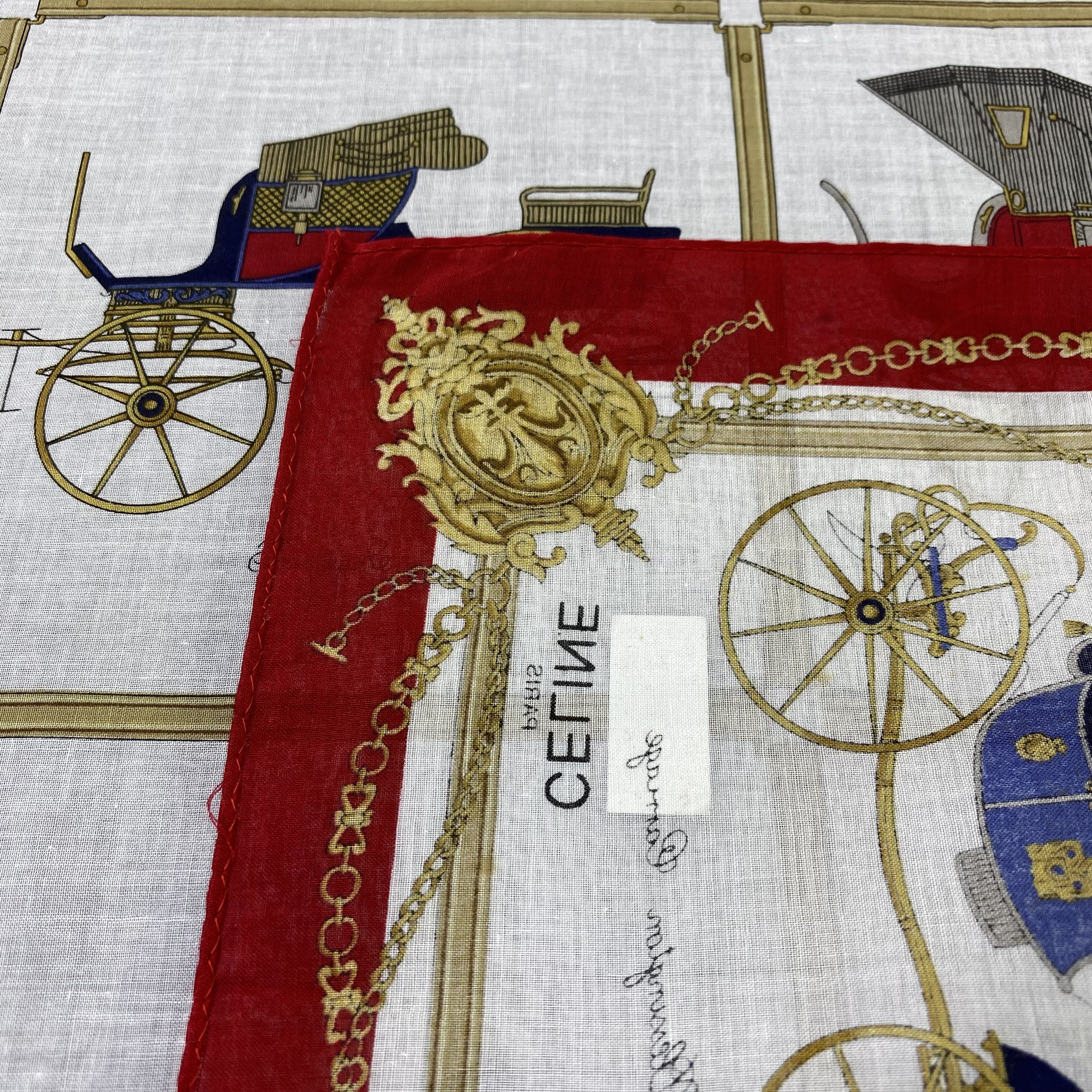 Celine Celine Handkerchief Neckerchief Bandana-B2025 Size ONE SIZE - 6 Thumbnail