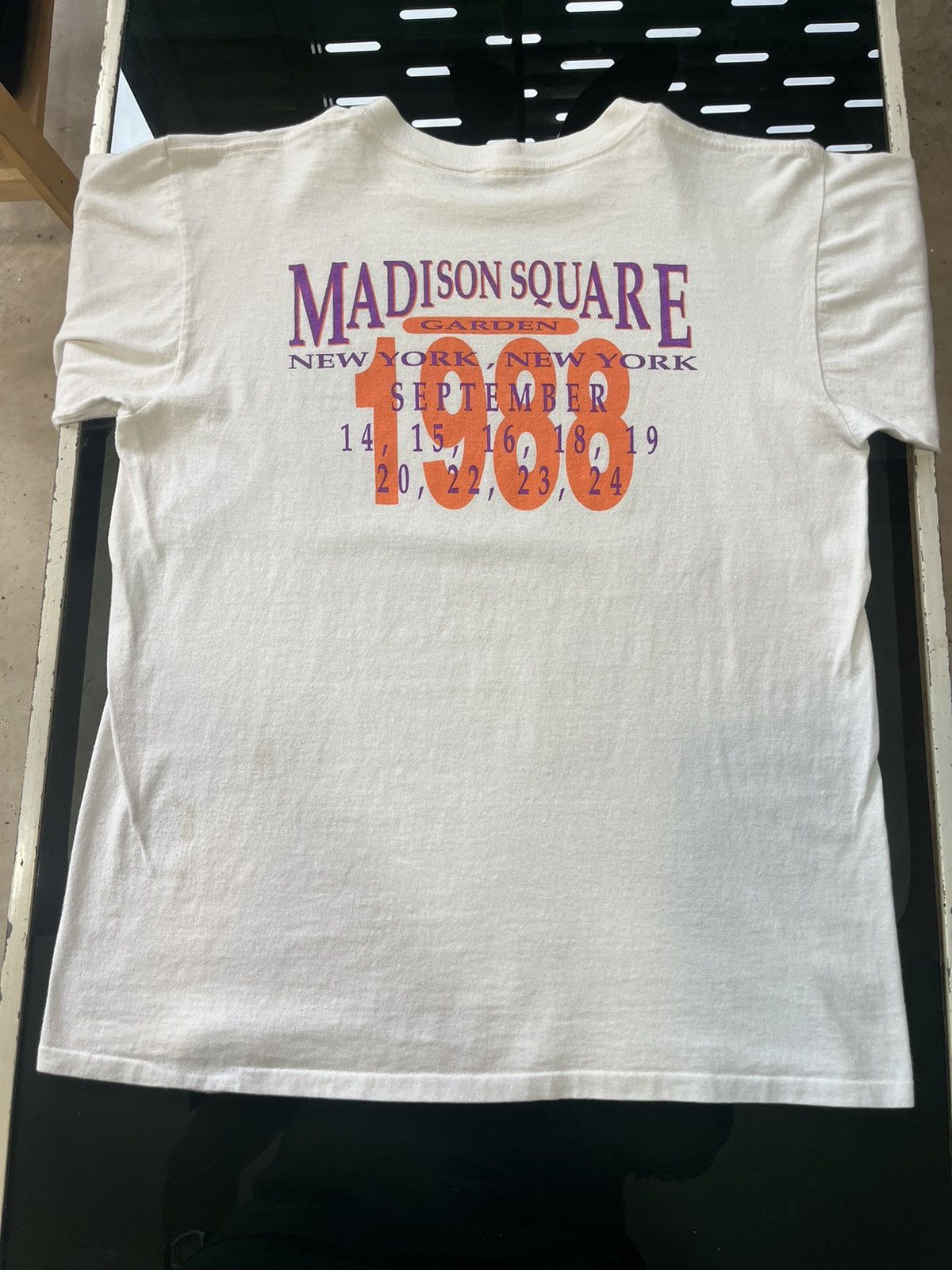 Grateful Dead Vintage GRATEFUL DEAD 1988’s Madison Square garden Tour Tee Size US L / EU 52-54 / 3 - 9 Thumbnail