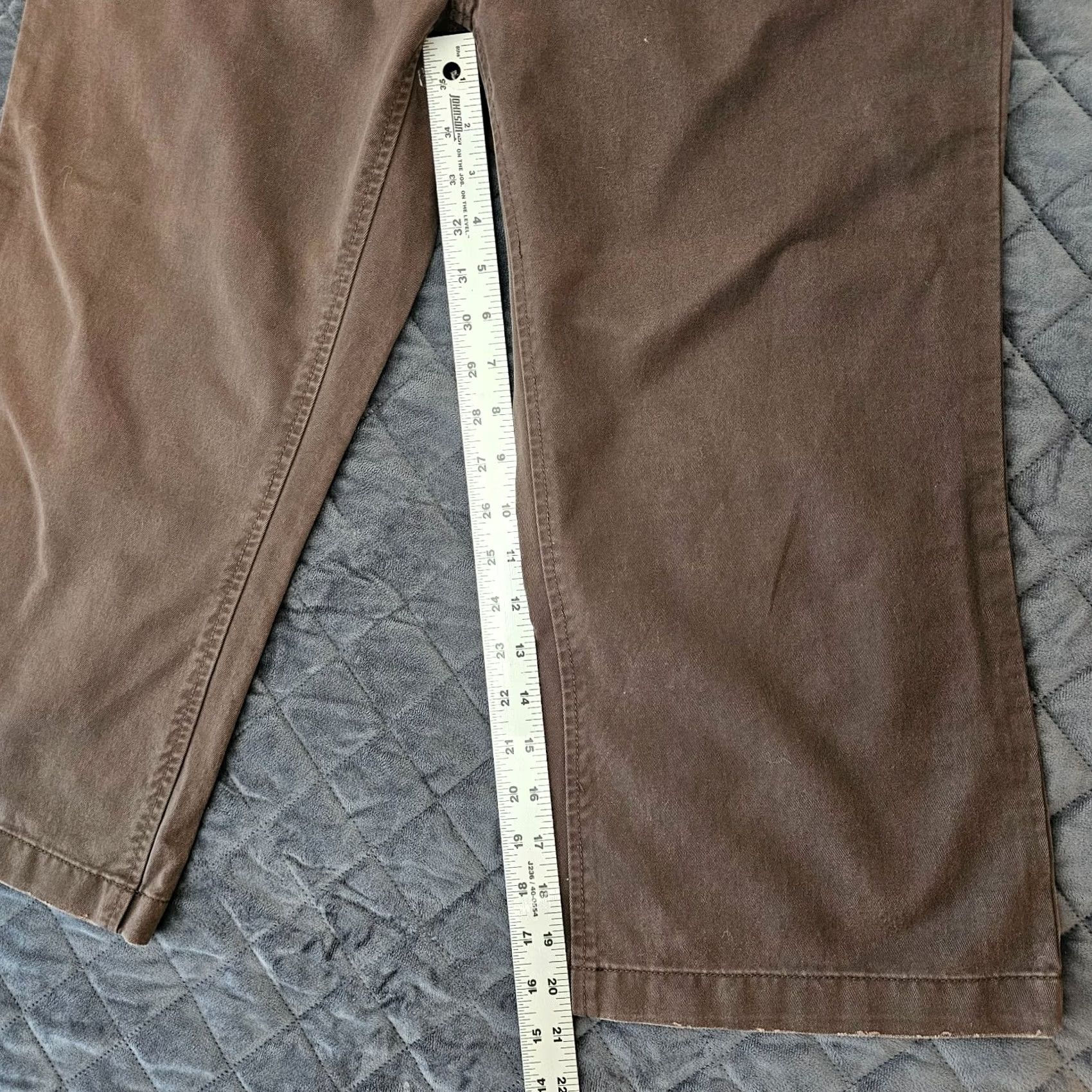 Old Navy Old Navy Womens Brown Low Waist Stretch Straight Chino Casual Crop Pants Size 12 Size 34" / US 12 / IT 48 - 5 Thumbnail