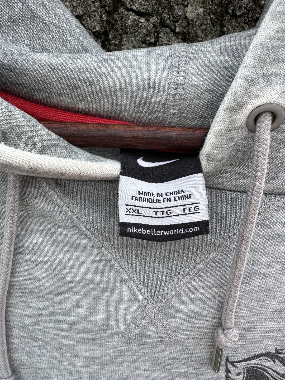 Nike × Vintage Vintage Nike LeBron James Lion Gray Hoodie Sweatshirt Size US XXL / EU 58 / 5 - 3 Thumbnail