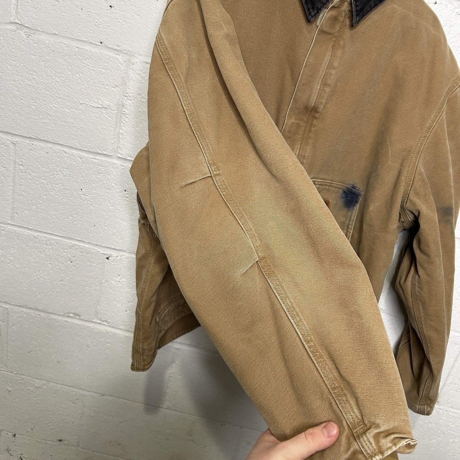 Carhartt Vintage Carhartt Sherpa-Lined Dearborn Jacket “Camel/Brown” Size US XL / EU 56 / 4 - 7 Thumbnail