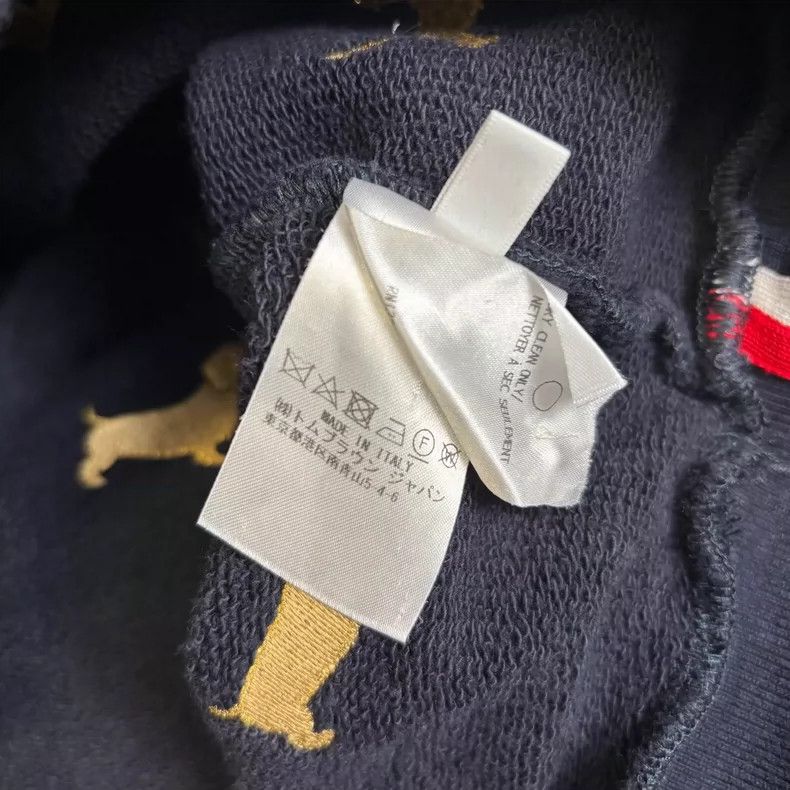 Thom Browne Thom Browne Dog hoodie with lots of stamps Size US M / EU 48-50 / 2 - 5 Thumbnail