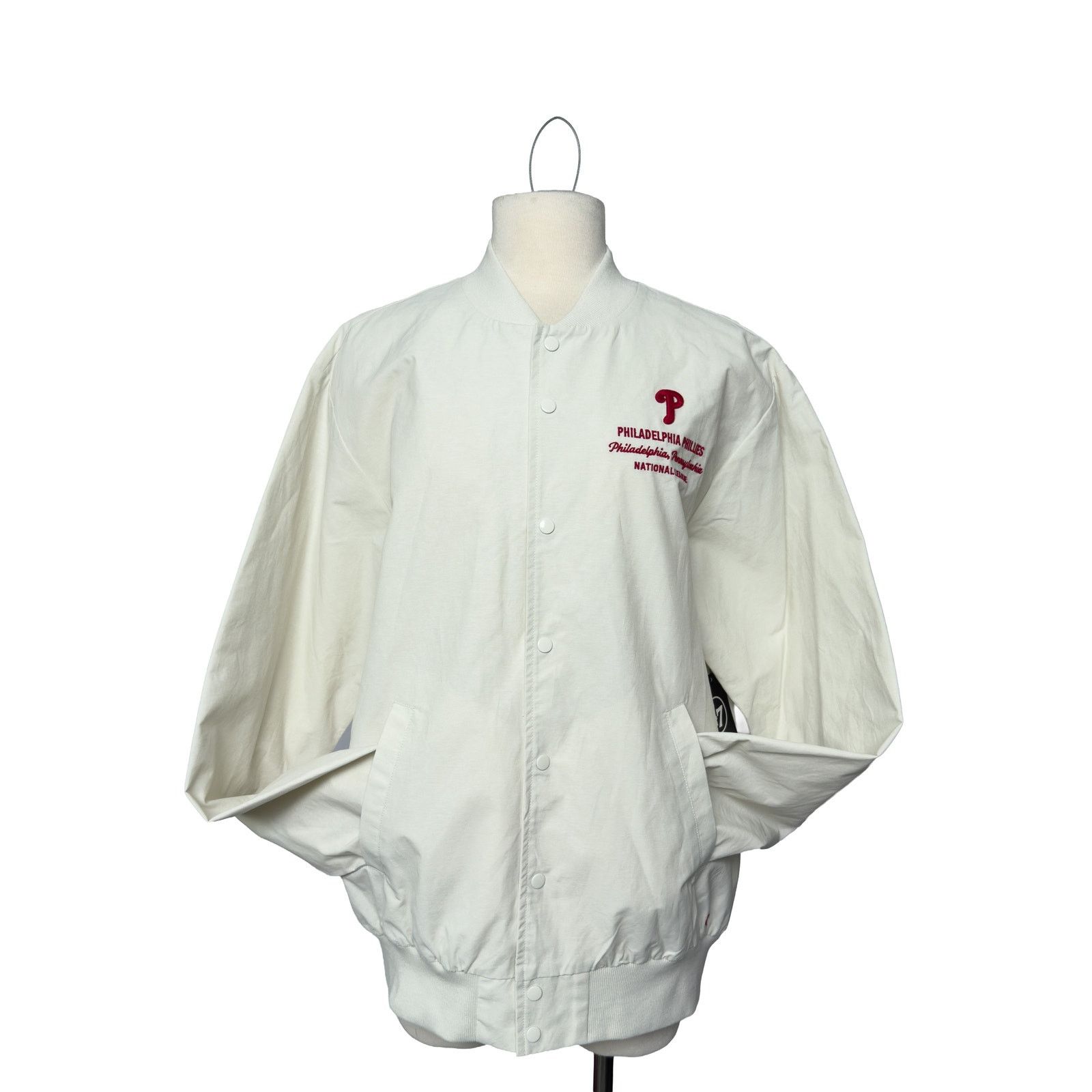 47 '47 Philadelphia Phillies Twill Jacket Men's Medium NWT Size US M / EU 48-50 / 2 - 1 Thumbnail