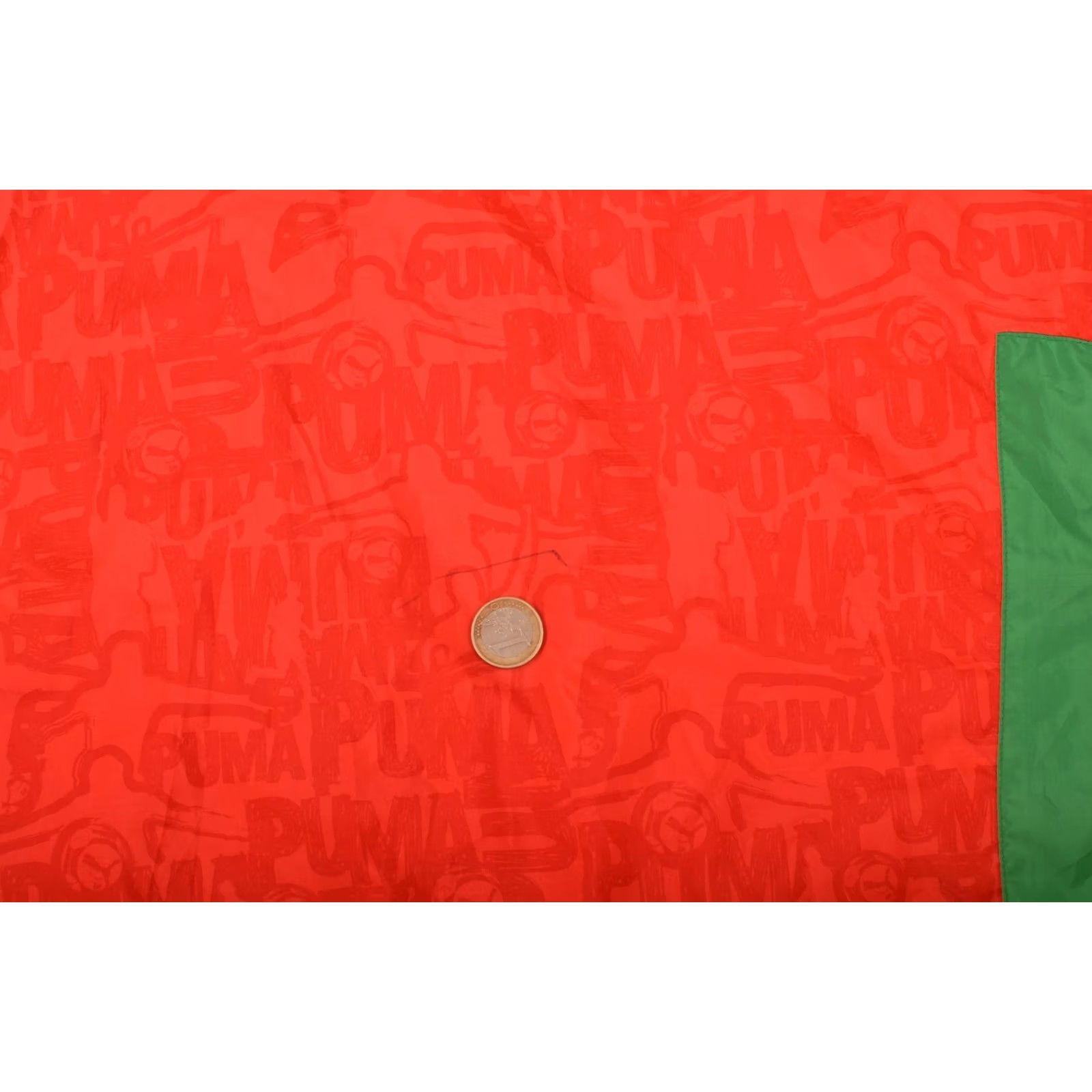 Puma PUMA Archive Red Green Hooded Full Print Track Jacket Windbreaker M Mens Jacket Red Archive Windbreaker Track Jacket Size US M / EU 48-50 / 2 - 8 Thumbnail
