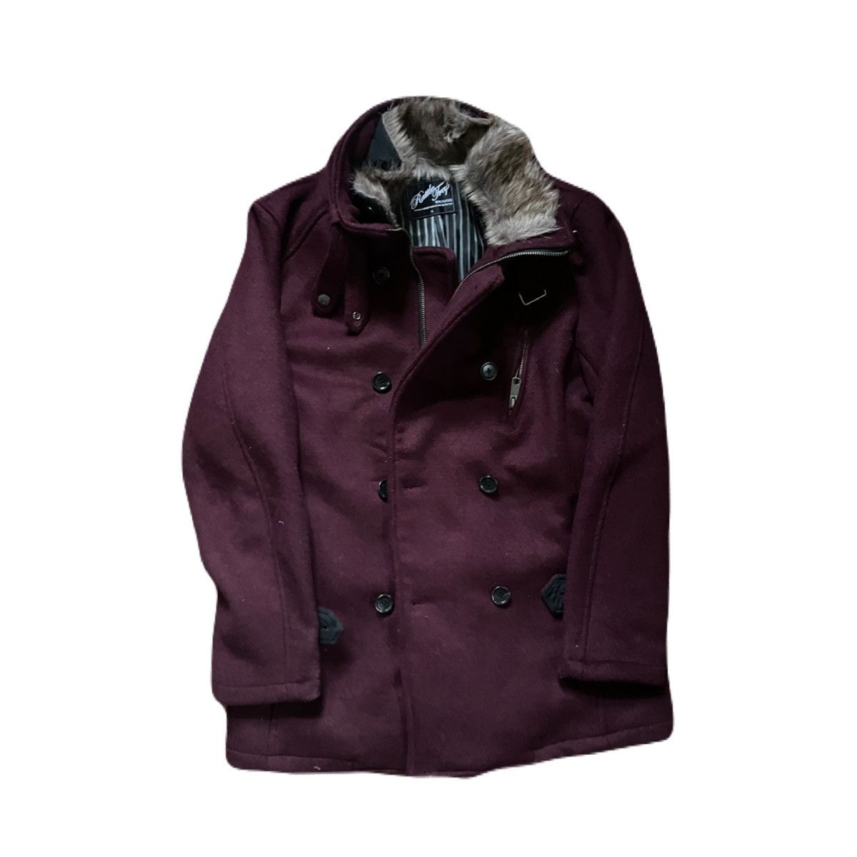 If Six Was Nine 2000s Japanese archive fur zip button jacket Y2K Vkei Size US S / EU 44-46 / 1 - 3 Thumbnail