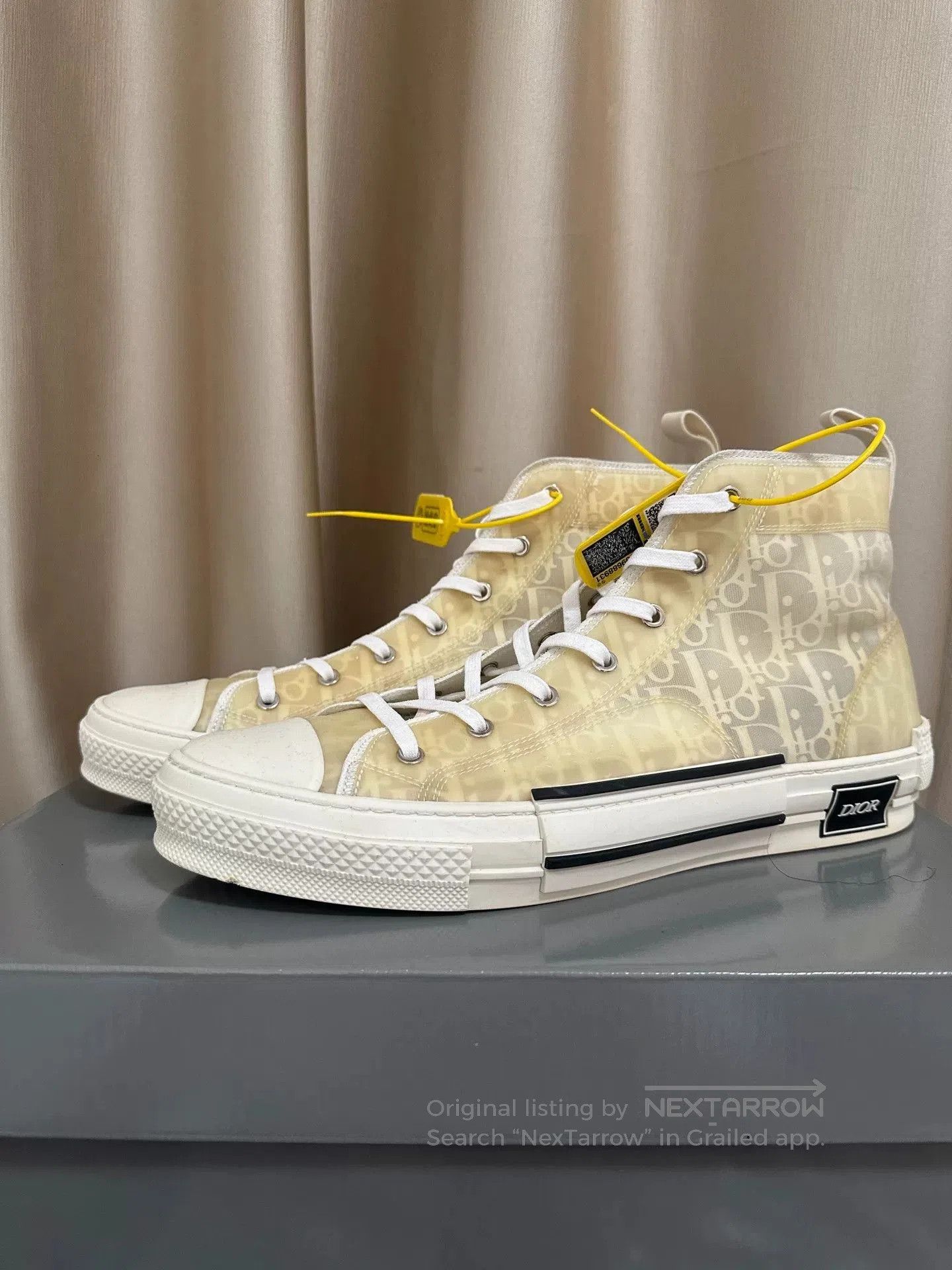 Dior dior b23 transparent high. Size US 12 / EU 45 - 1 Thumbnail