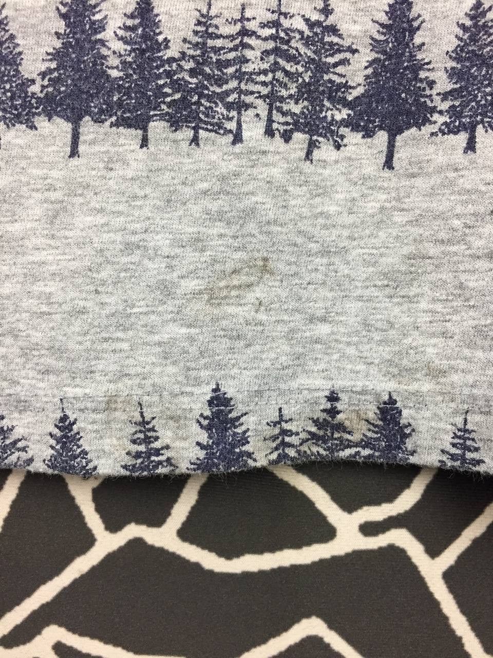 Old Navy × Vintage Old Navy Fir Tree All Over Print Soft Wash Tee Size US M / EU 48-50 / 2 - 7 Thumbnail