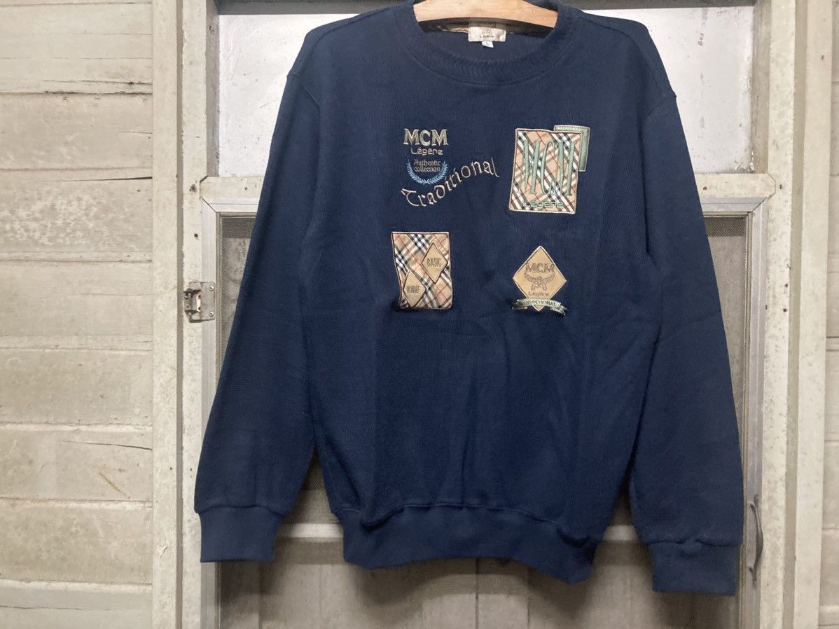 MCM Vtg Mcm Swear Knitwear Long Sleeve Size US L / EU 52-54 / 3 - 2 Thumbnail