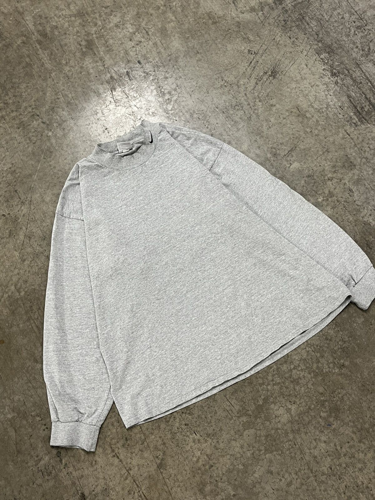 Nike × Vintage Nike vintage turtle neck heavy weight longsleeve streetwear Size US XXL / EU 58 / 5 - 3 Thumbnail
