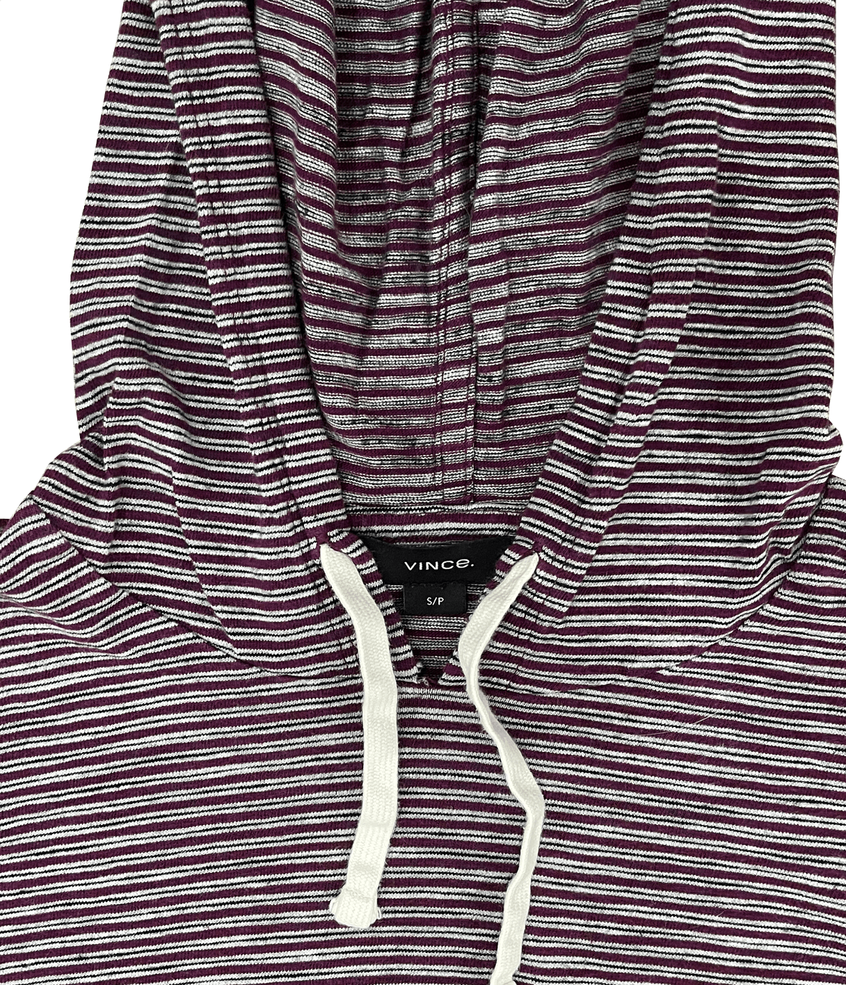 Vince Mens Vince Striped Slub Popover Hoodie Size US S / EU 44-46 / 1 - 5 Thumbnail