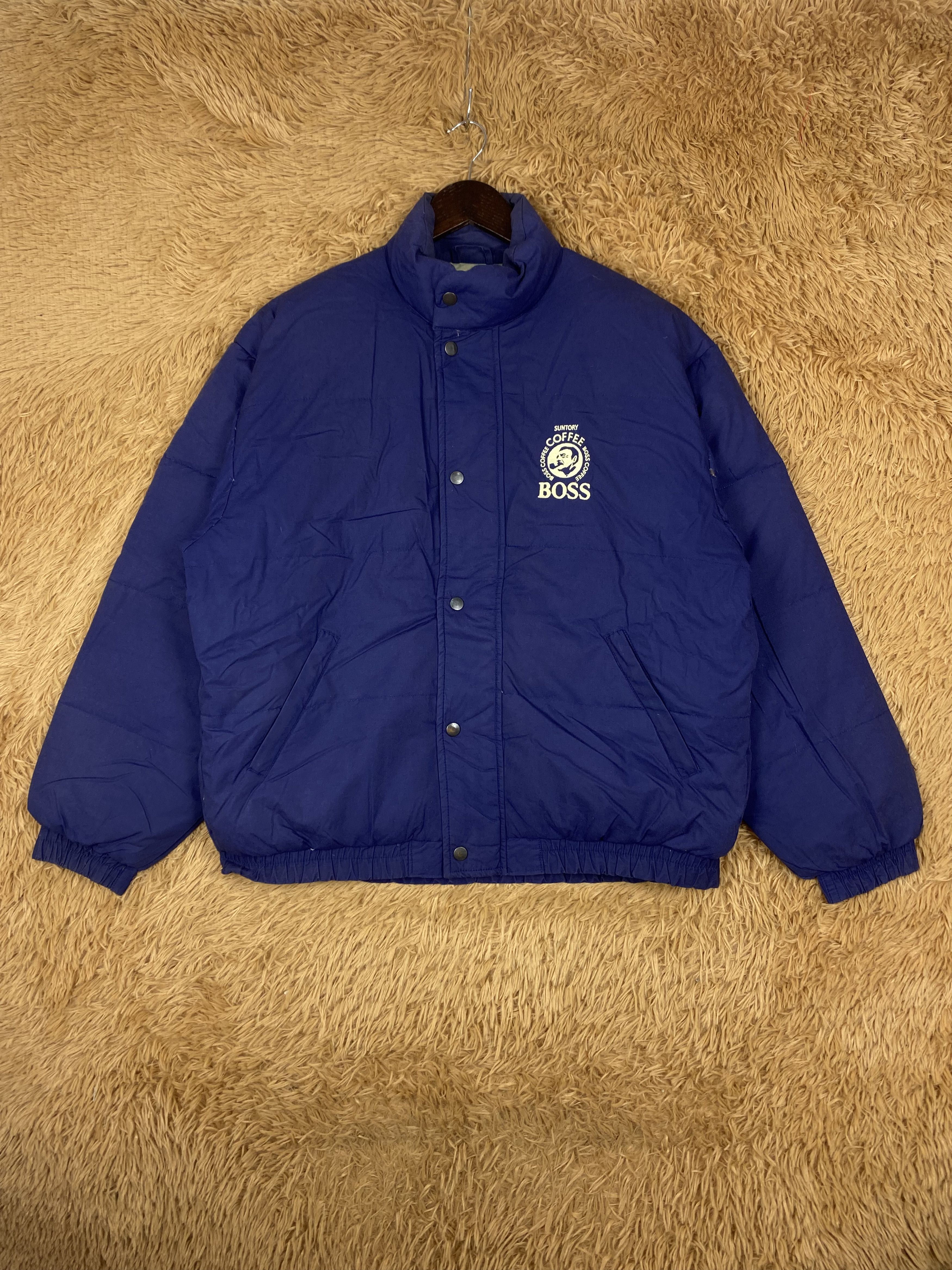 Japanese Brand Vintage Suntory Boss Coffee Puffer Jacket DJ783 Size US M / EU 48-50 / 2 - 1 Thumbnail
