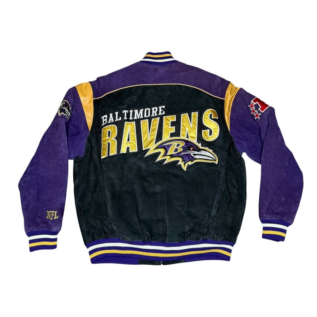 NFL × Vintage Vintage Baltimore Ravens NFL Bomber Jacket Size US L / EU 52-54 / 3 - 1 Thumbnail