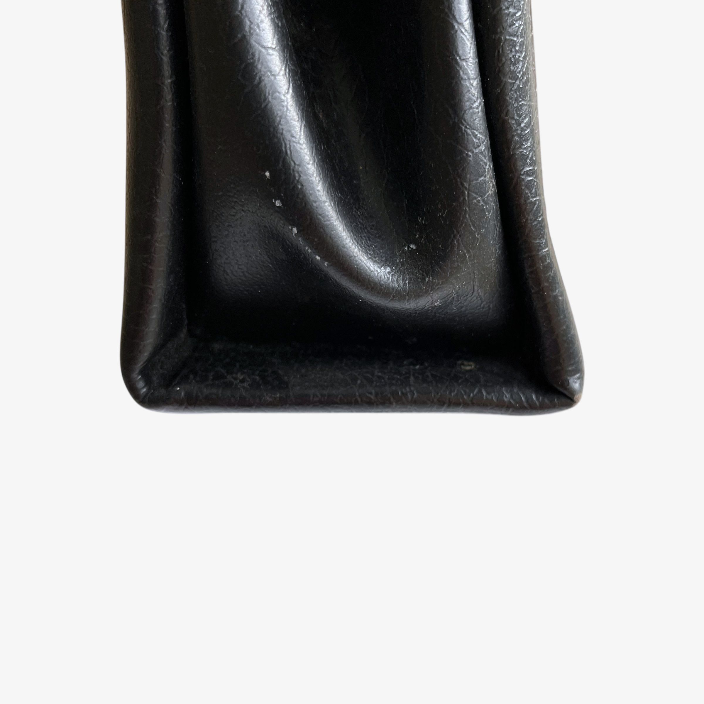 Other Vintage 1960s Black Pebbled Leather Shoulder Bag Size ONE SIZE - 10 Thumbnail