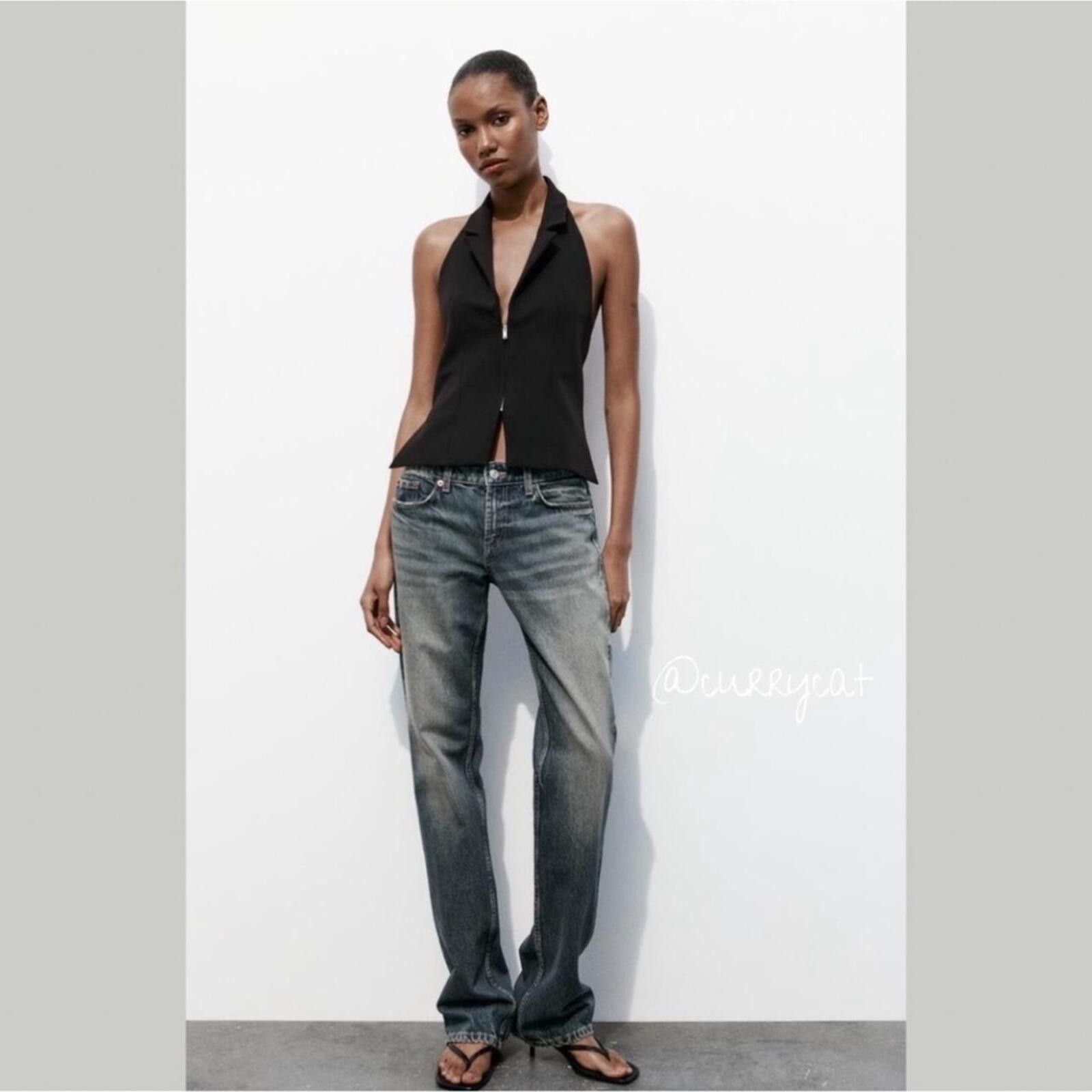 Zara Zara Open Back Halter Top Size S / US 4 / IT 40 - 7 Thumbnail