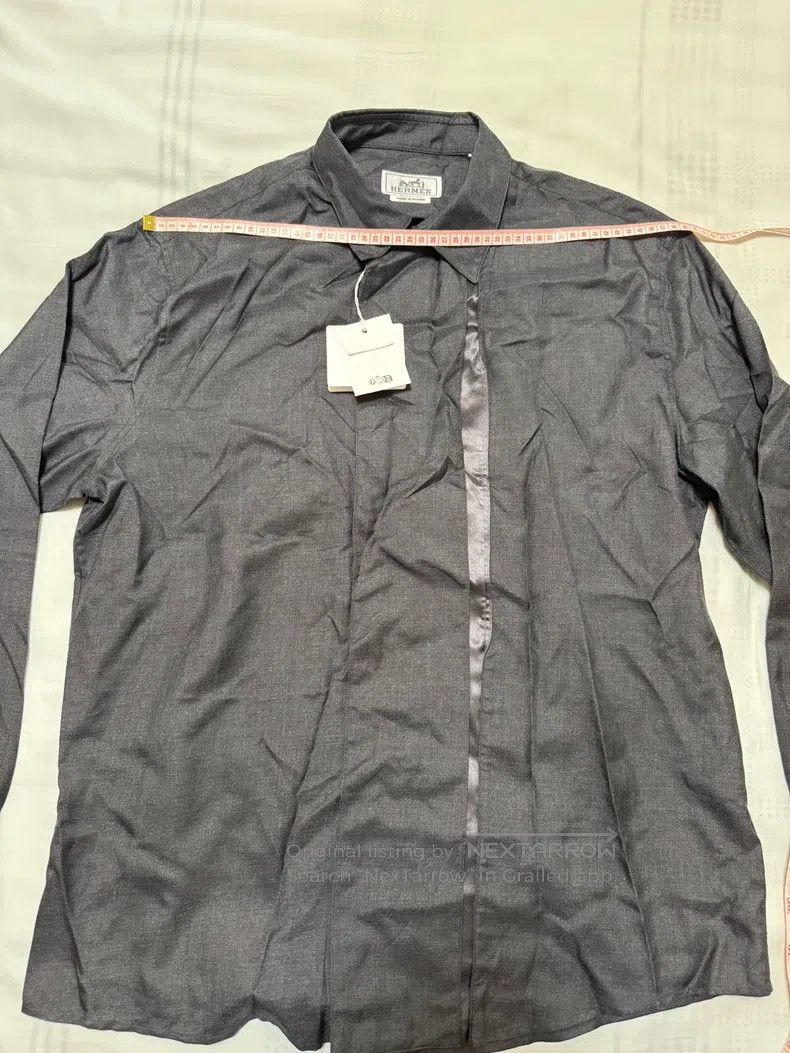 Hermes Hermes Silk shirt, 100% pure mulberry silk. Size US XXS / EU 40 - 3 Thumbnail