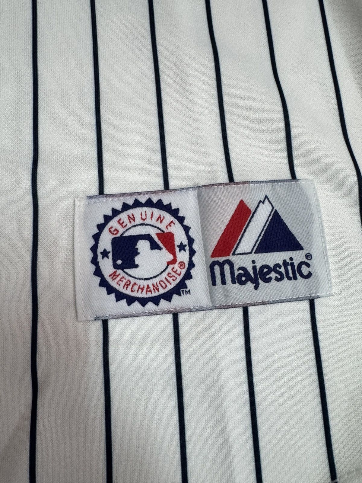 Majestic New York Yankees Derek Jeter 2 MLB Pinstripe Stitched Jersey Size US M / EU 48-50 / 2 - 2 Thumbnail