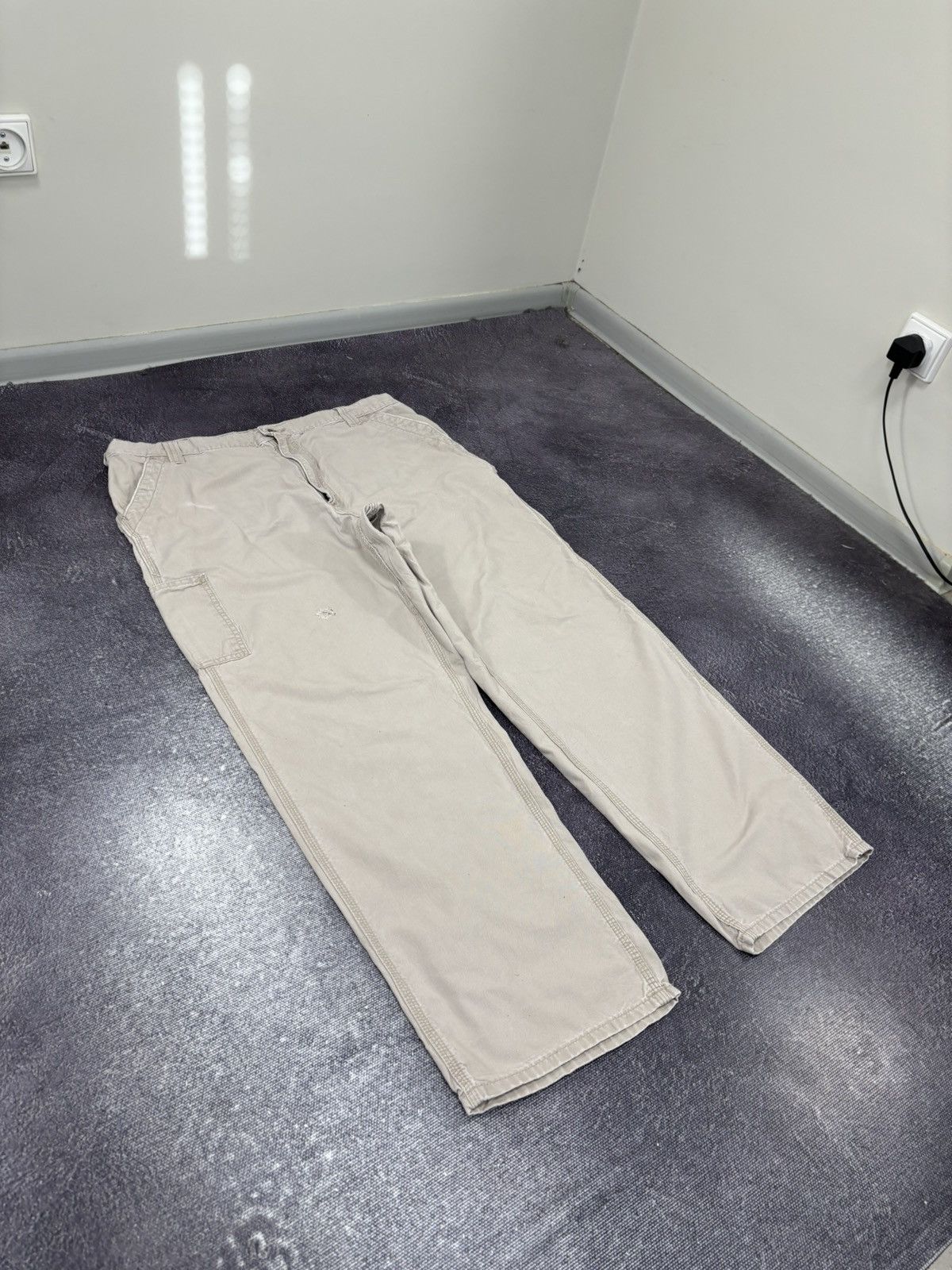 Carhartt Vintage Carhartt Y2K Beige USA Hype Baggy Pants Size US 40 / EU 56 - 9 Thumbnail