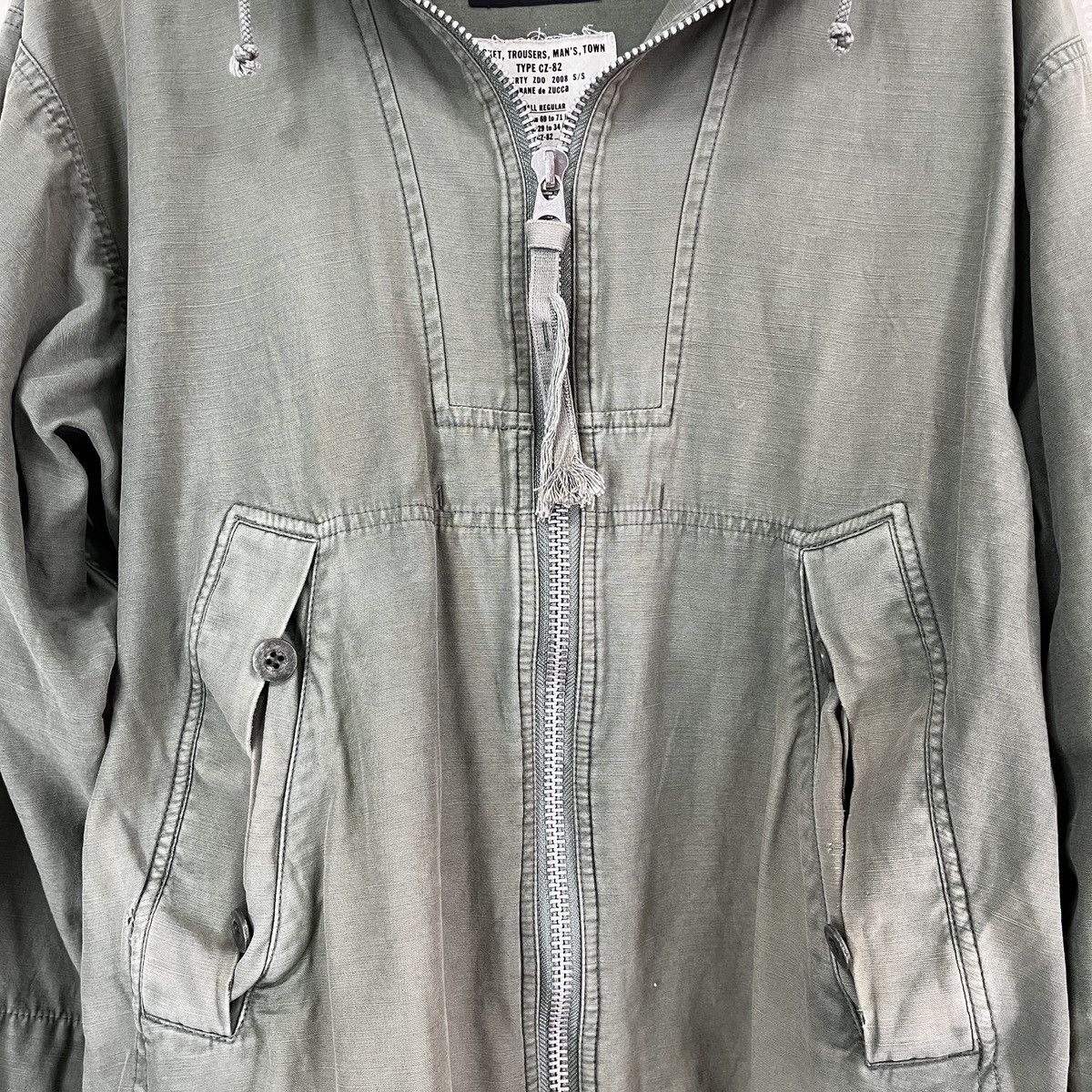 CABANE de ZUCCa × Vintage × Zucca Cabane De Zucca Vintage Issey Miyake Jacket With Hooded Size US L / EU 52-54 / 3 - 9 Thumbnail