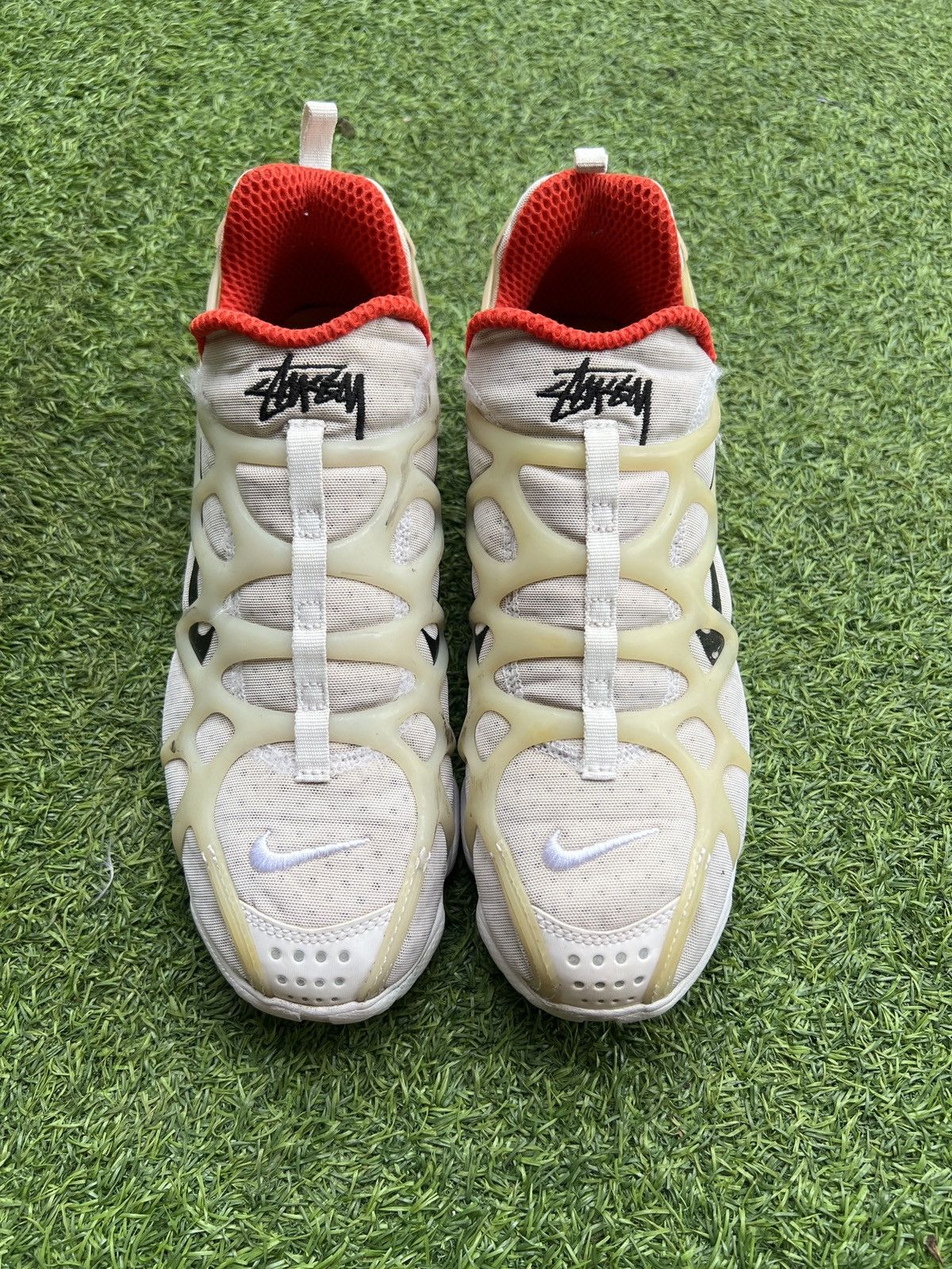 Nike × Stussy Nike x Stussy Air Kukini Spiridon Cage 2 Stussy White Size US 9 / EU 42 - 4 Thumbnail