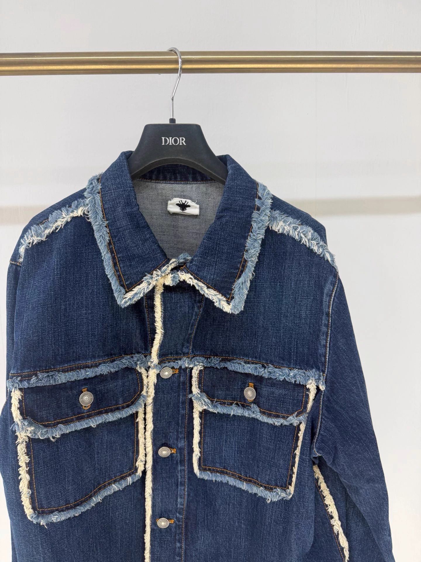 Dior Dior Classic Raw Hem Denim Jacket 99 New FR38 Size S / US 4 / IT 40 - 2 Thumbnail