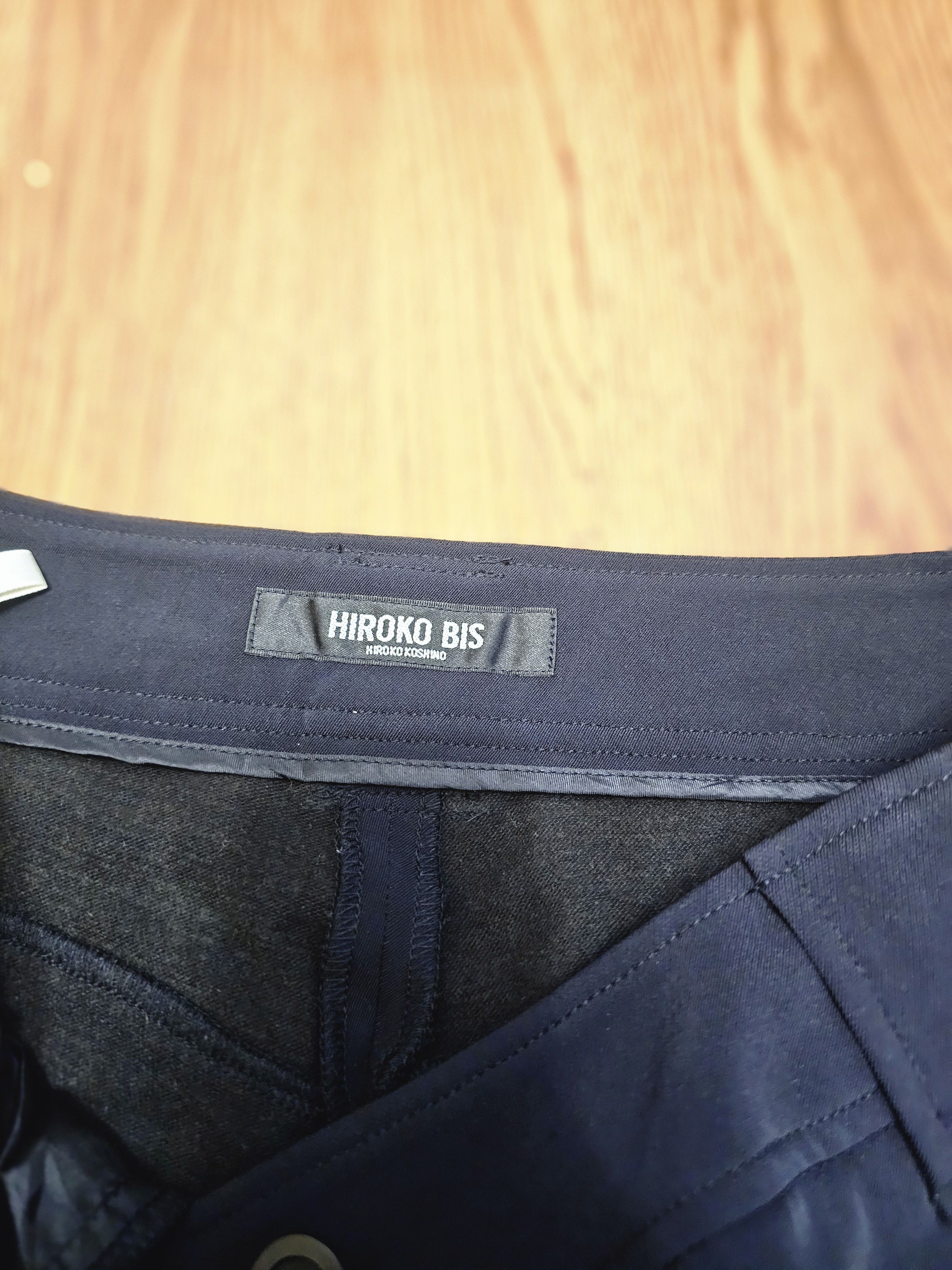 Japanese Brand Hiroko Bis Double Layered Ribbed Pants Size US 28 / EU 44 - 6 Thumbnail