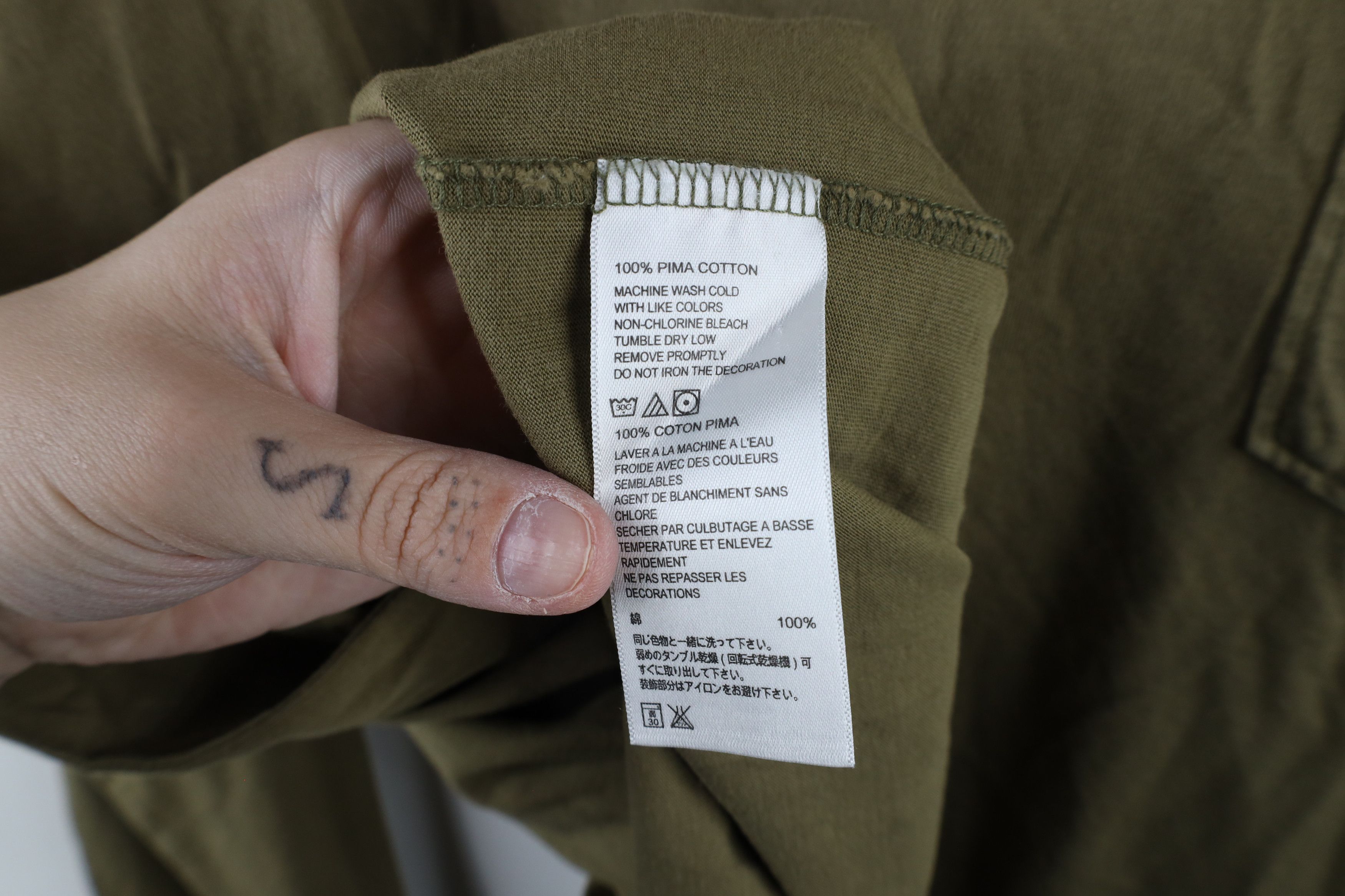 Tommy Bahama × Vintage Tommy Bahama Relax Logo Long Sleeve Pocket T-Shirt Olive Size US XL / EU 56 / 4 - 7 Thumbnail