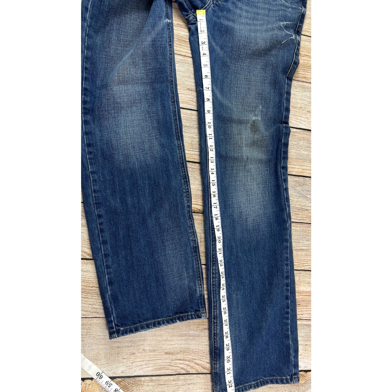 Doublet Rock & Roll Cowboy Jeans, Denim, Blue, Straight, Relaxed, 29x34, Double Barrel, Men Size US 29 - 5 Thumbnail