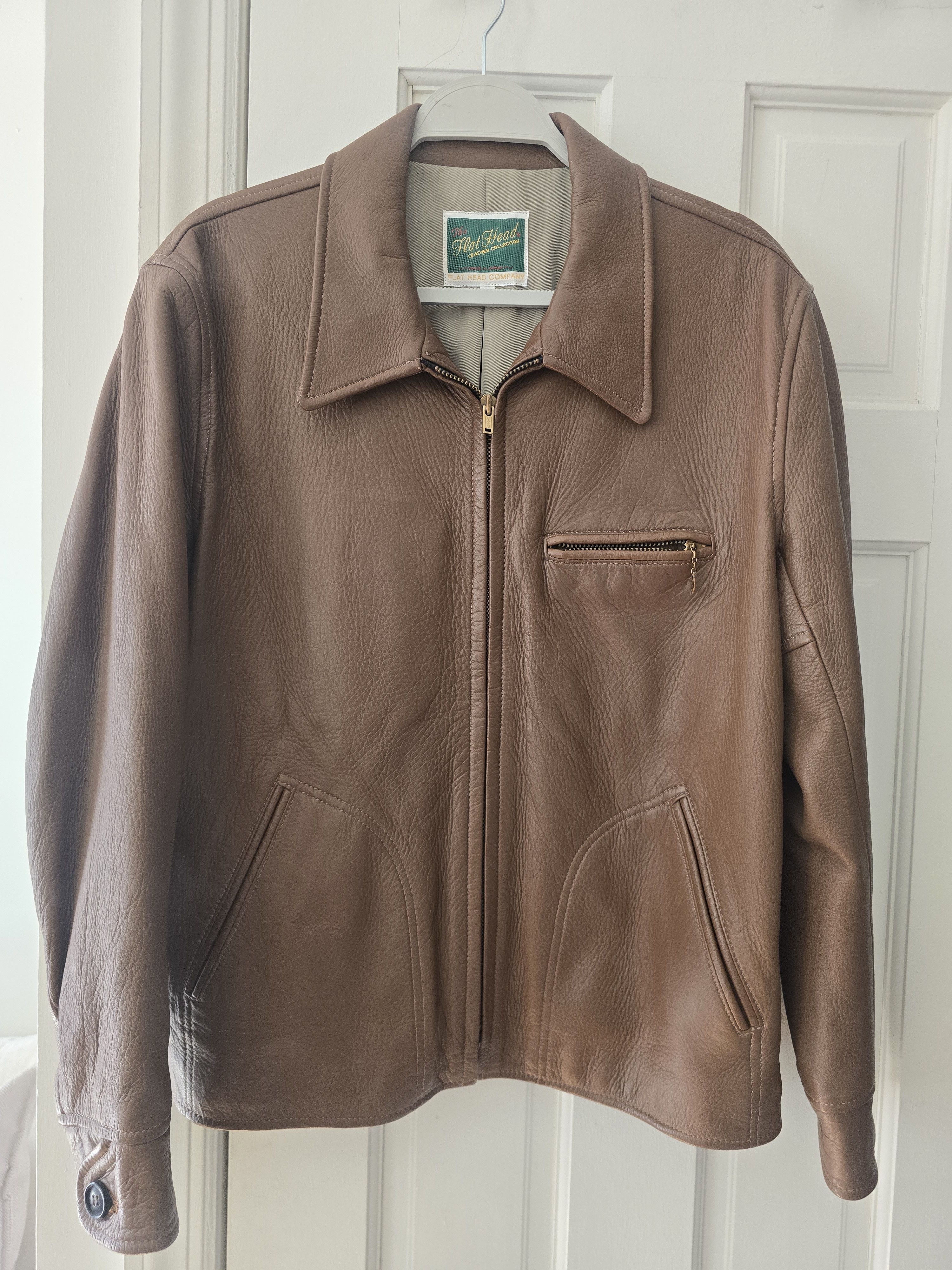 The Flat Head Deerskin Type 2 Leather Jacket | Grailed