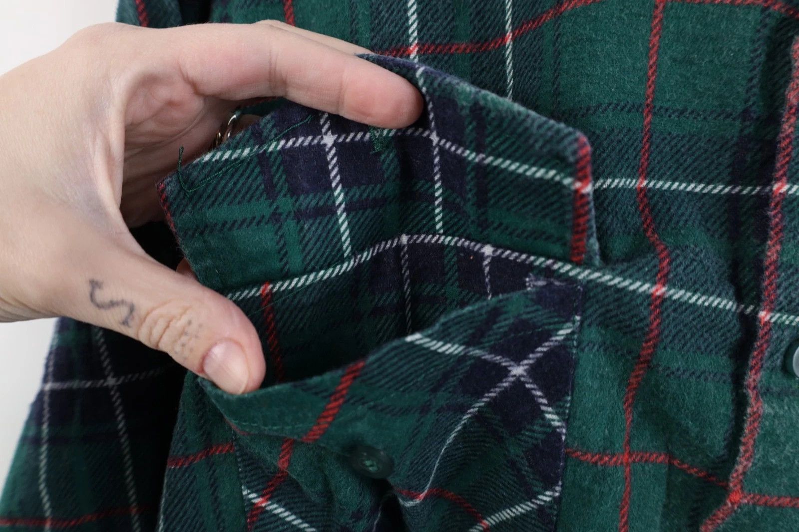 Vintage Vintage 90s Streetwear Flannel Collared Button Shirt Plaid Size US XXL / EU 58 / 5 - 4 Thumbnail