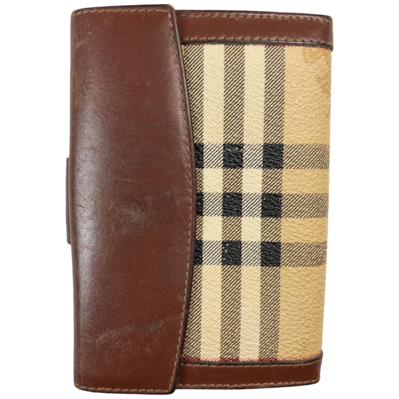 Burberry Vintage Burberry Nova Check Leather Wallet Size ONE SIZE - 2 Thumbnail