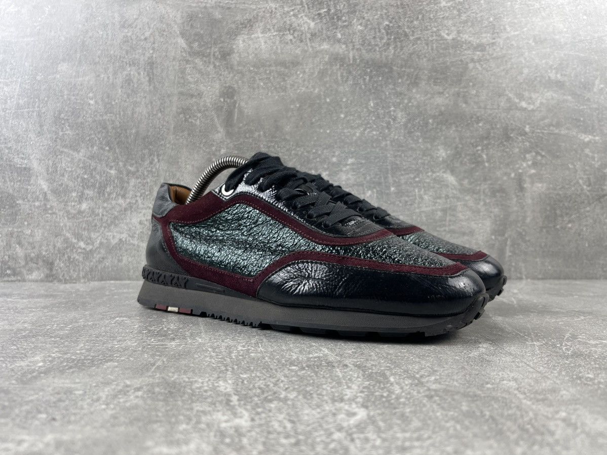 Bally Bally Future Shiny Leather Multicolor Sneakers Shoes Size US 6.5 / IT 36.5 - 2 Thumbnail