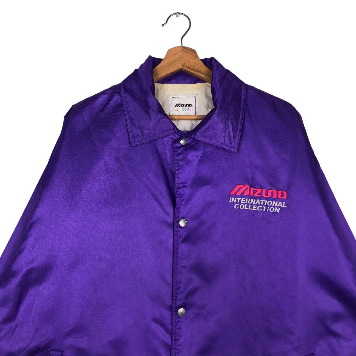 Japanese Brand 🔥Vintage Sportswear Snap Jacket Mizuno Tennis Collections Size US L / EU 52-54 / 3 - 3 Thumbnail