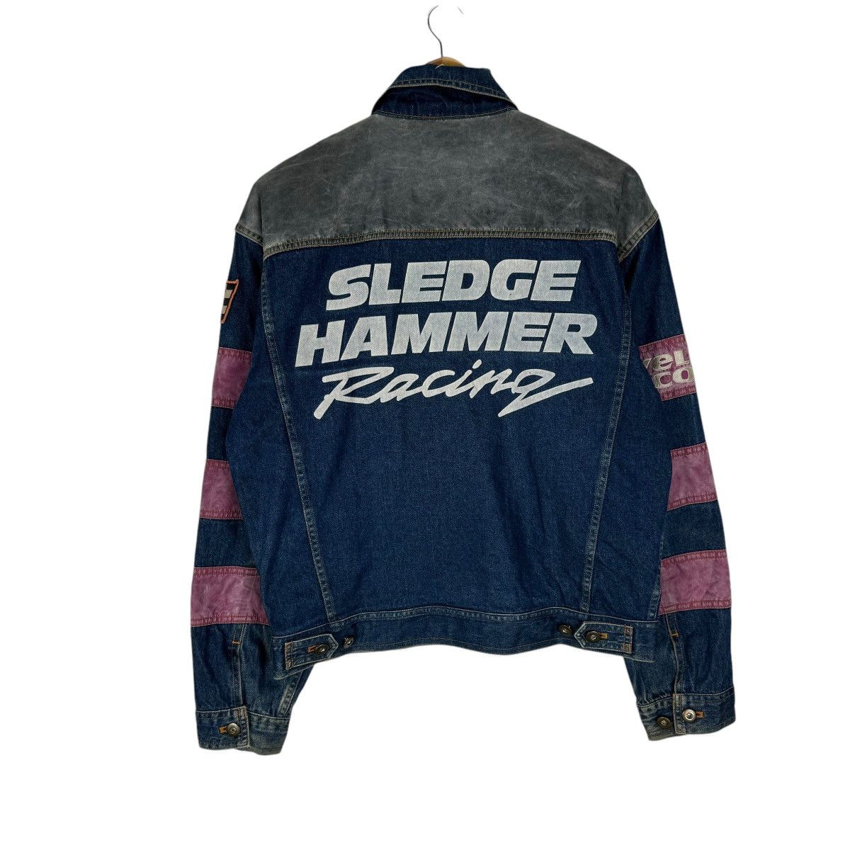YELLOW CORN ☀️YELLOW CORN DEMIM SLEDGE HAMMER RACING TEAM JACKET Size US M / EU 48-50 / 2 - 7 Thumbnail